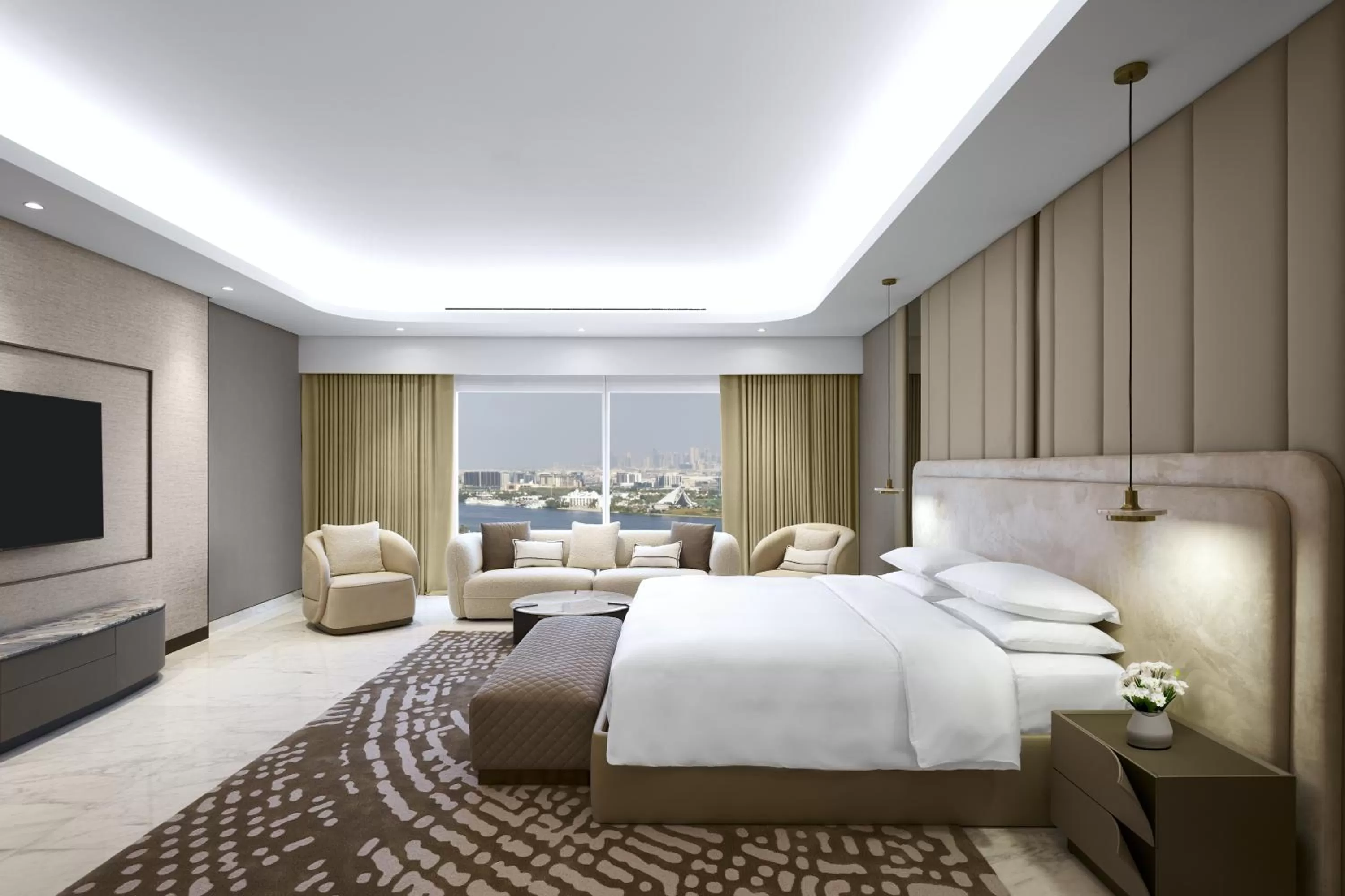 Bedroom, Bed in Grand Hyatt Dubai