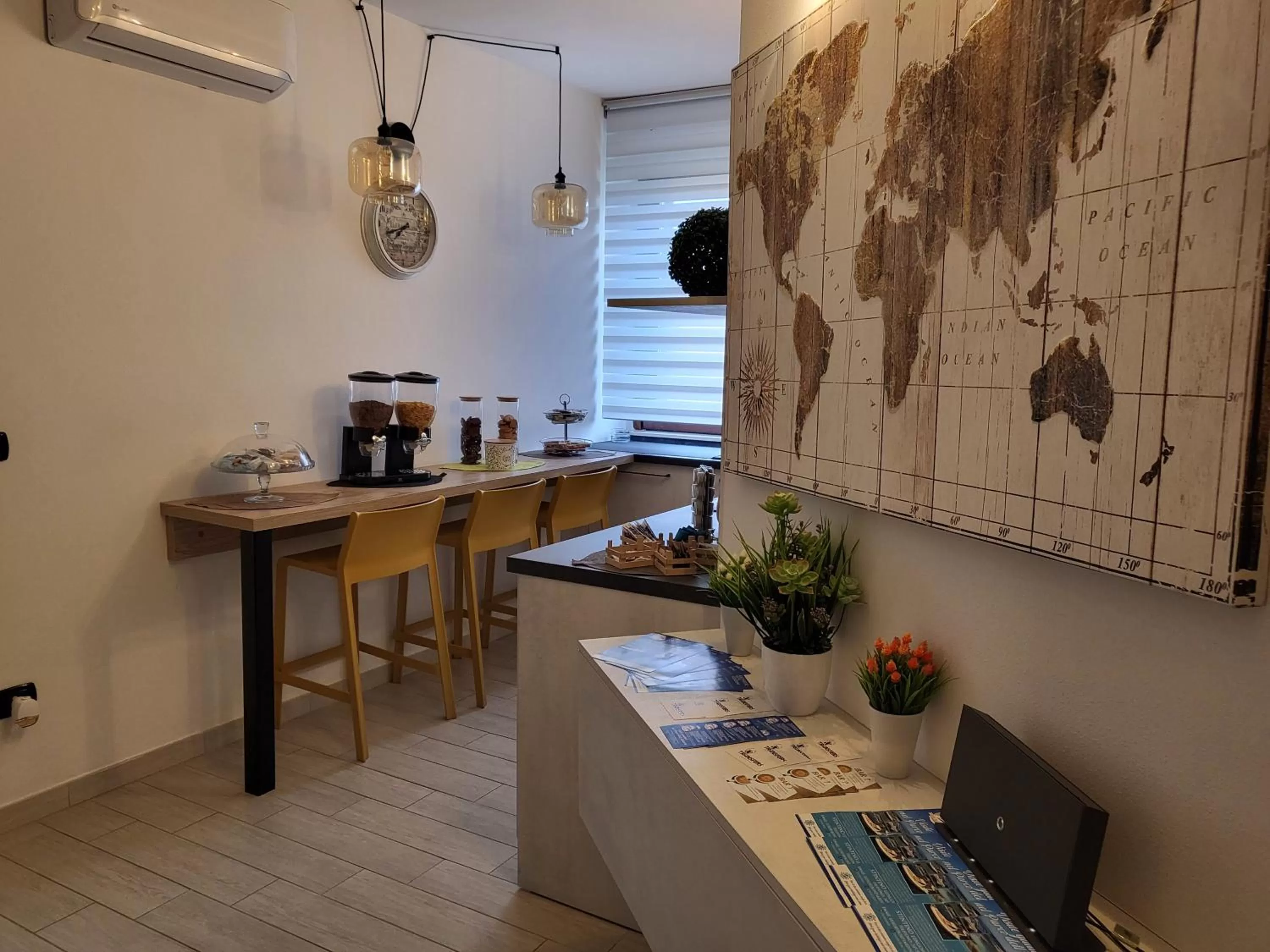 Communal kitchen in Struttura Re Barbaro