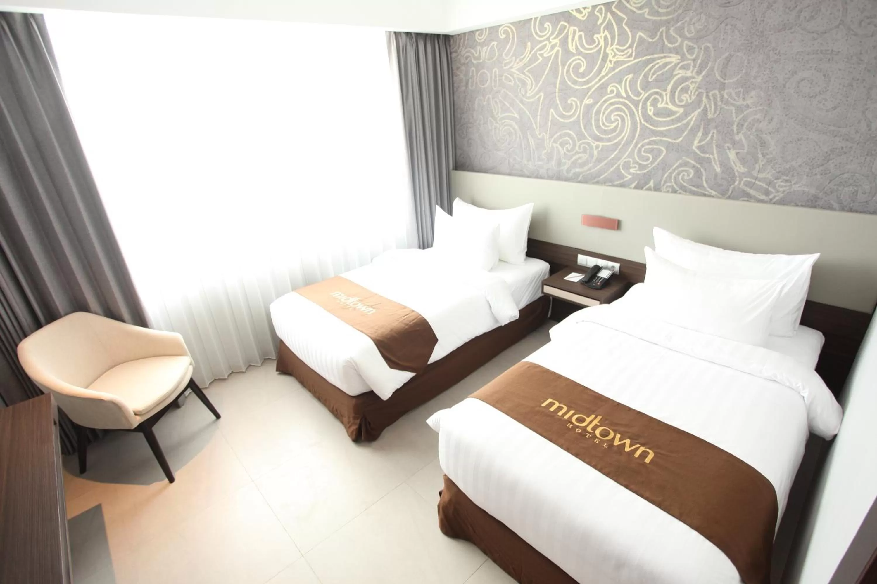 Bedroom, Bed in Midtown Hotel Samarinda