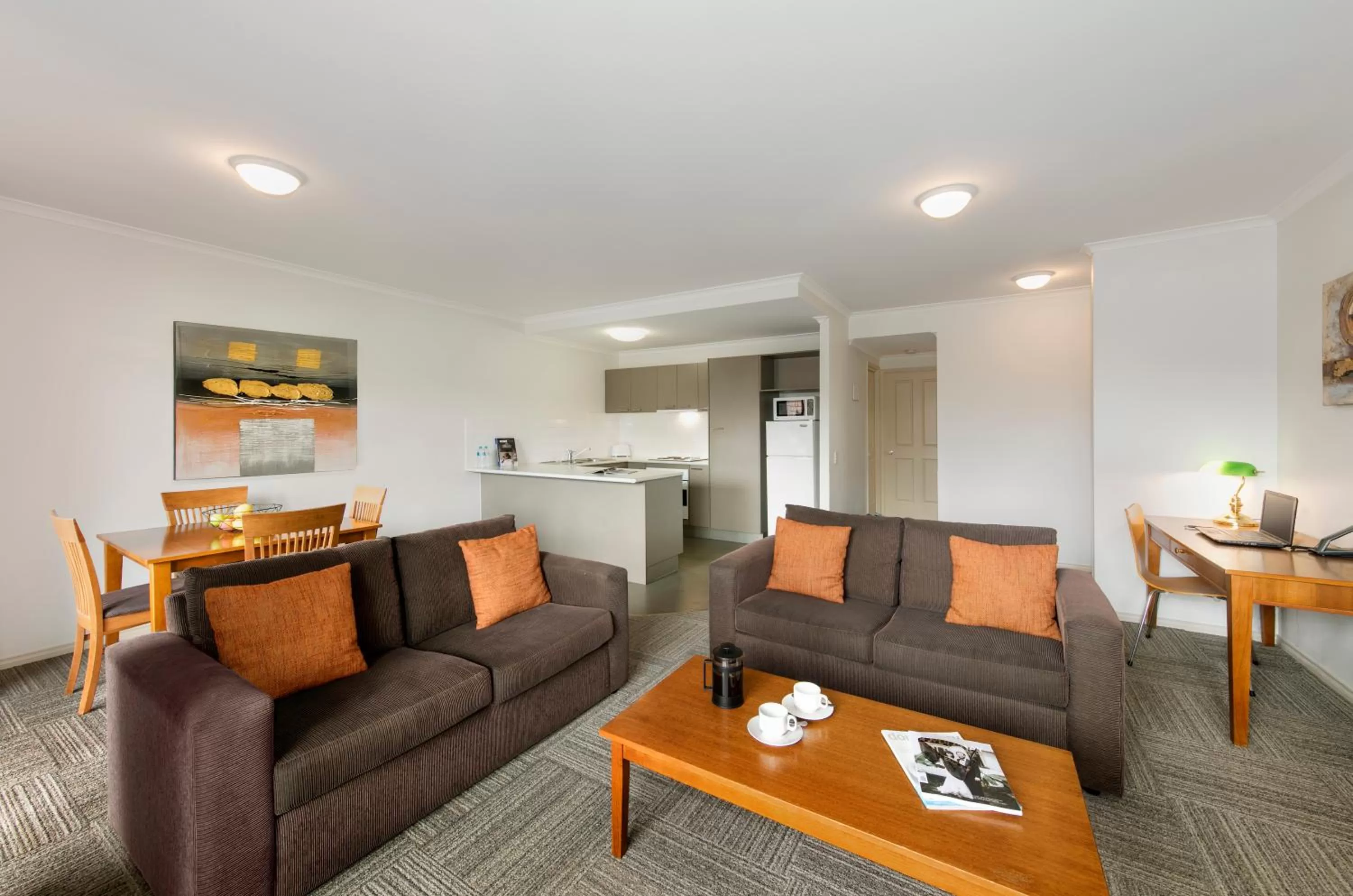 Living room in Quest Bendigo