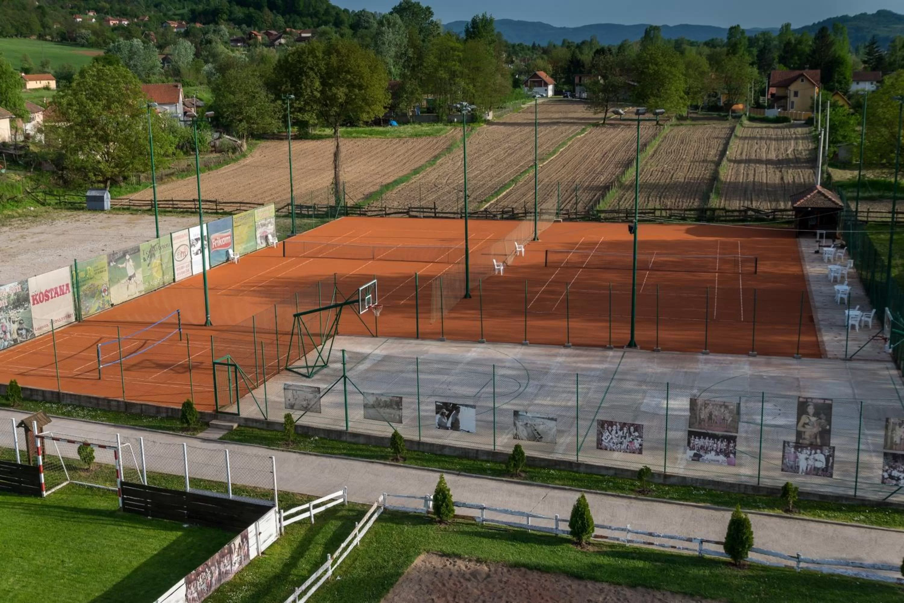 Tennis court in B&B Etno Village Sunčana Reka