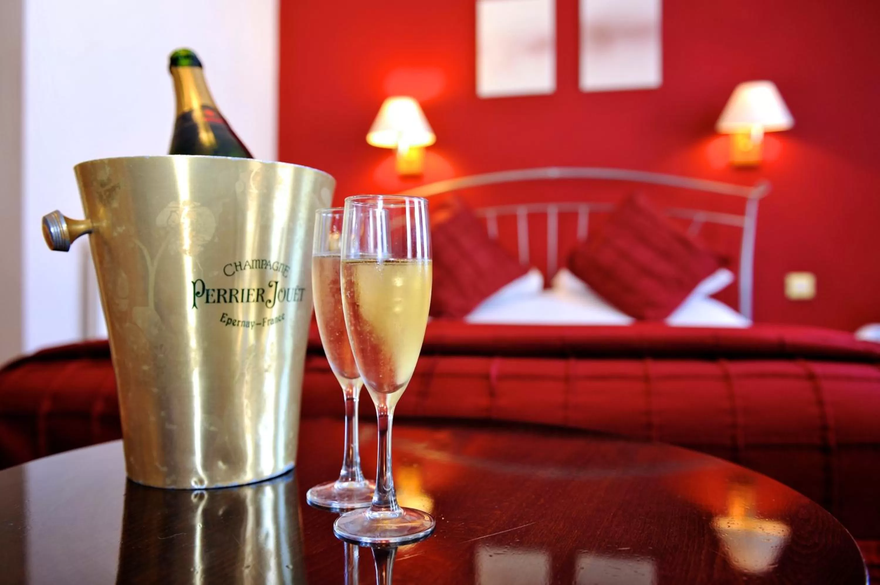 Bed in Royal Exeter Hotel