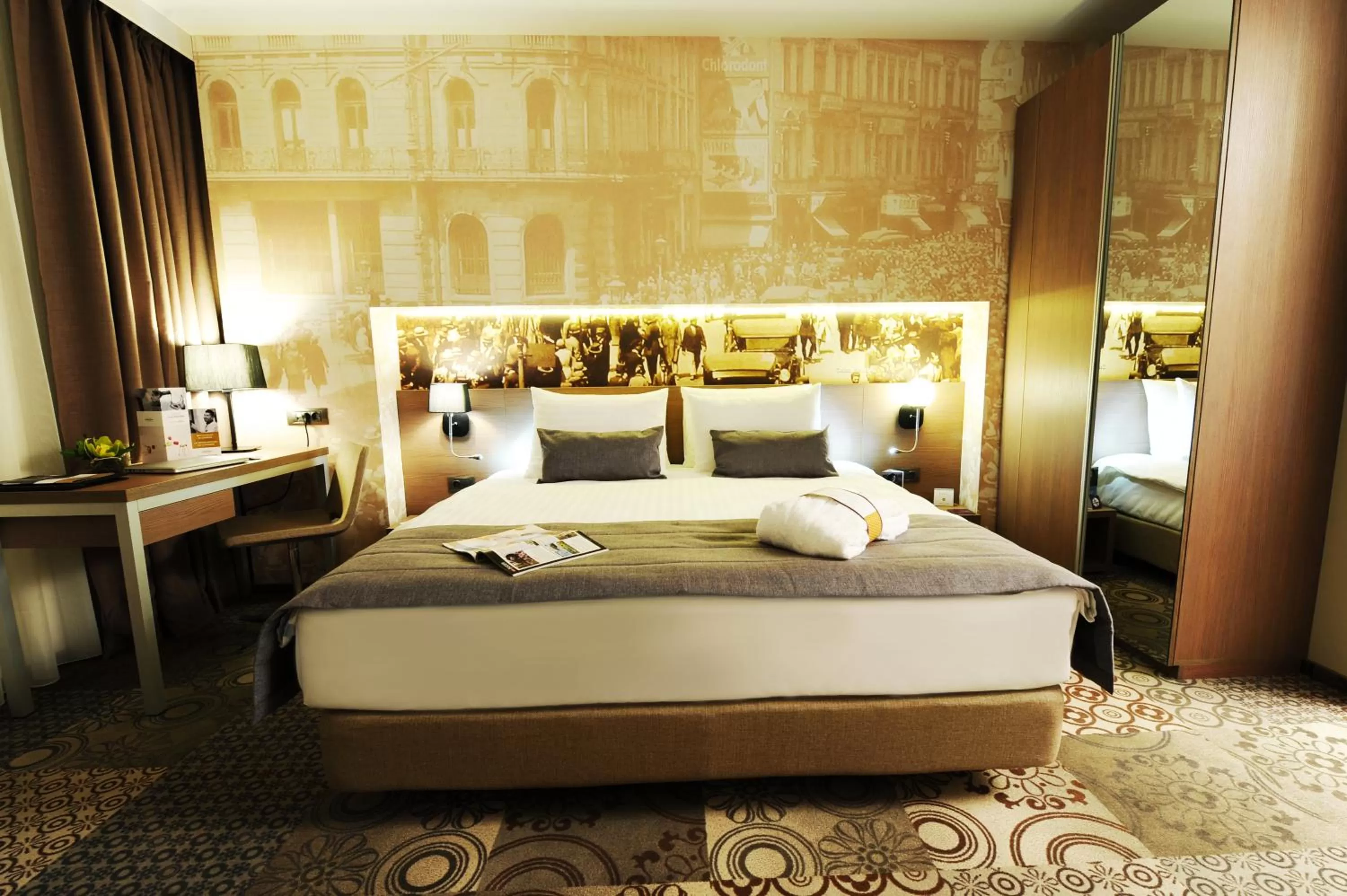 Bed in Mercure Bucharest City Center