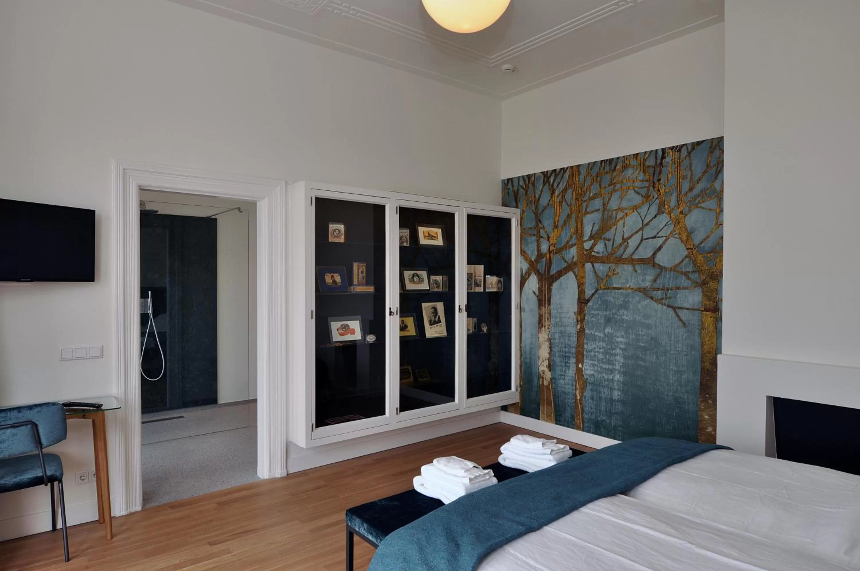 Bed in Boetiek Hotel Kampen