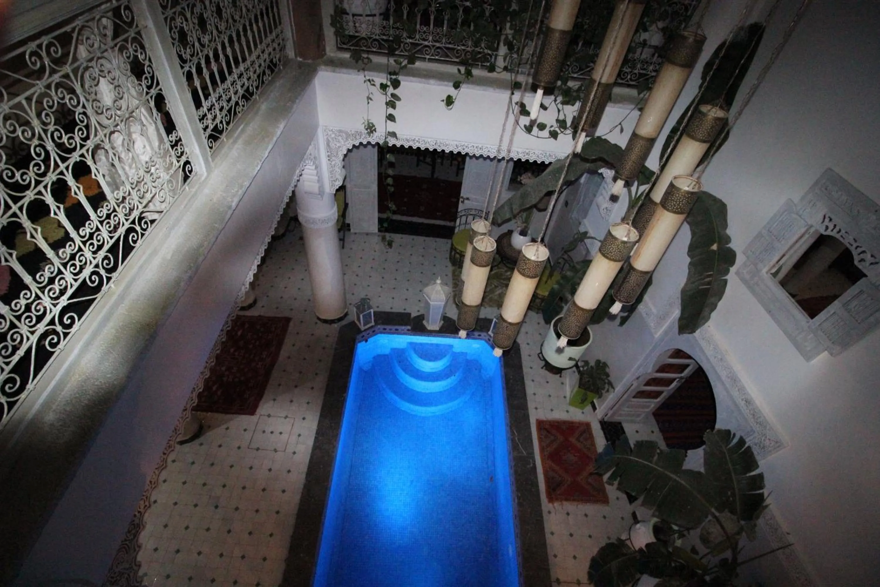 Pool view in Riad Eloise