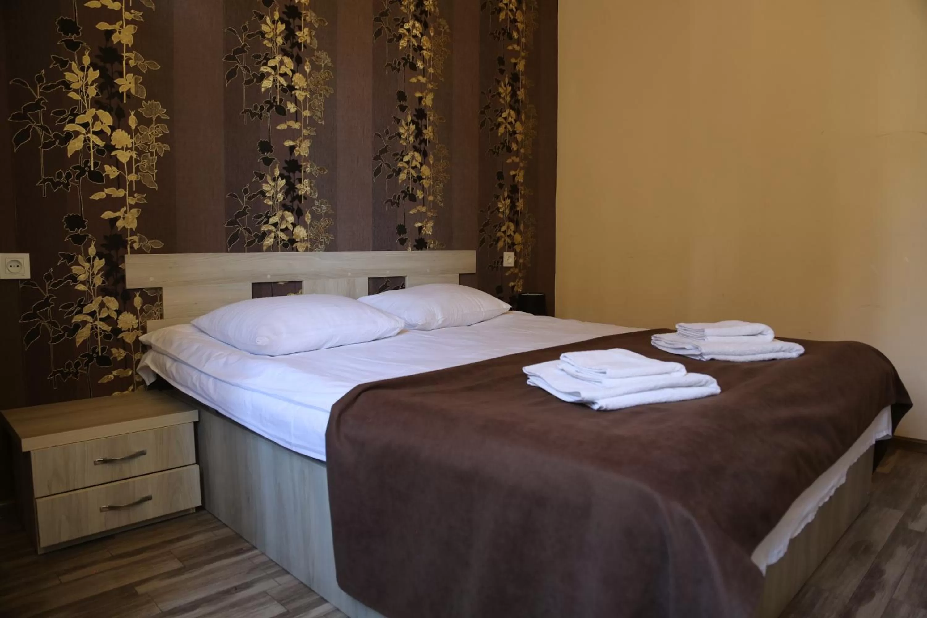 Bed in Hotel Svanseti