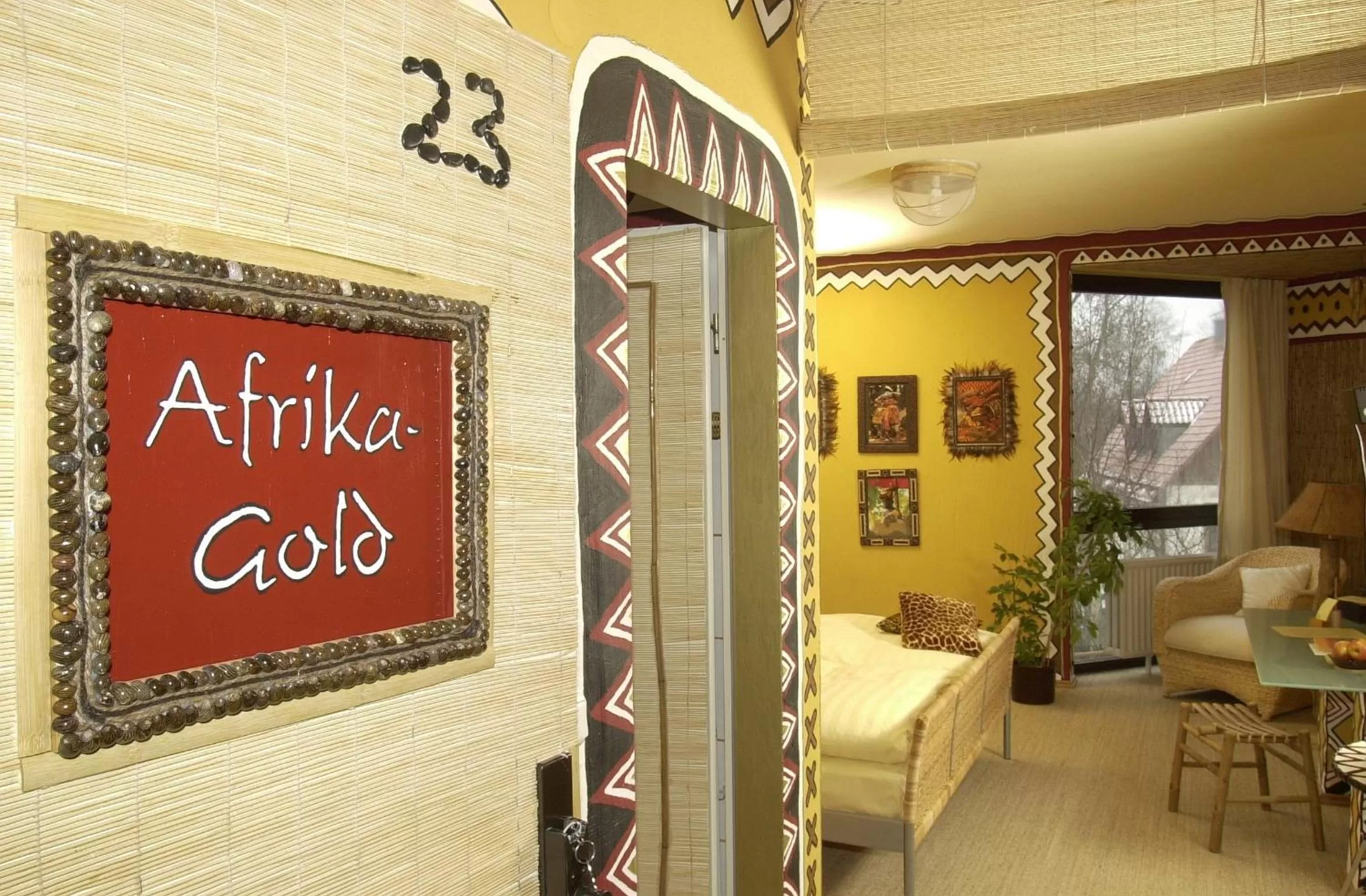 Decorative detail in Hotel Goldflair am Rathaus