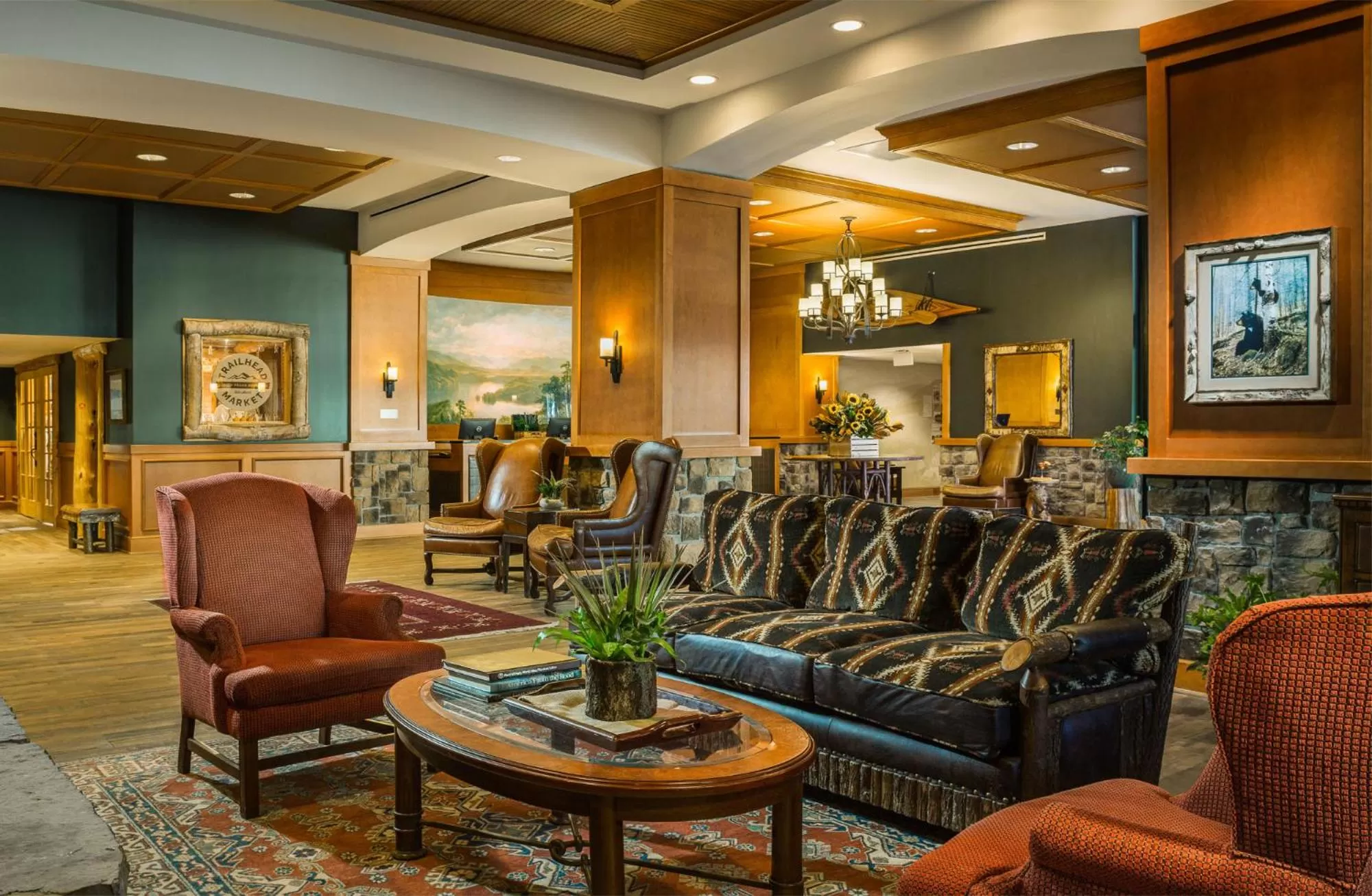 Lobby or reception in High Peaks Resort