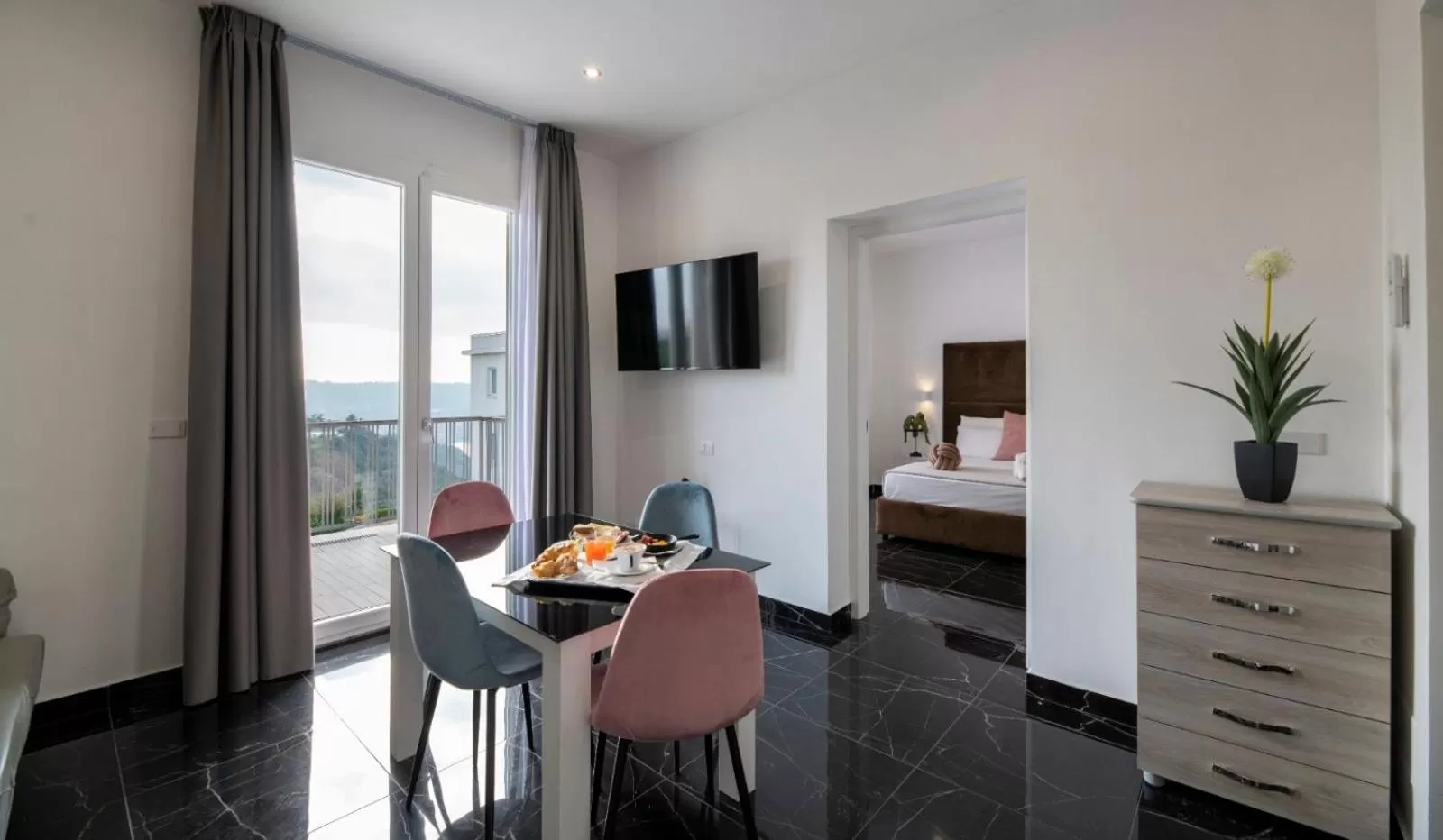 Bed in GRAND HOTEL SERAPIDE