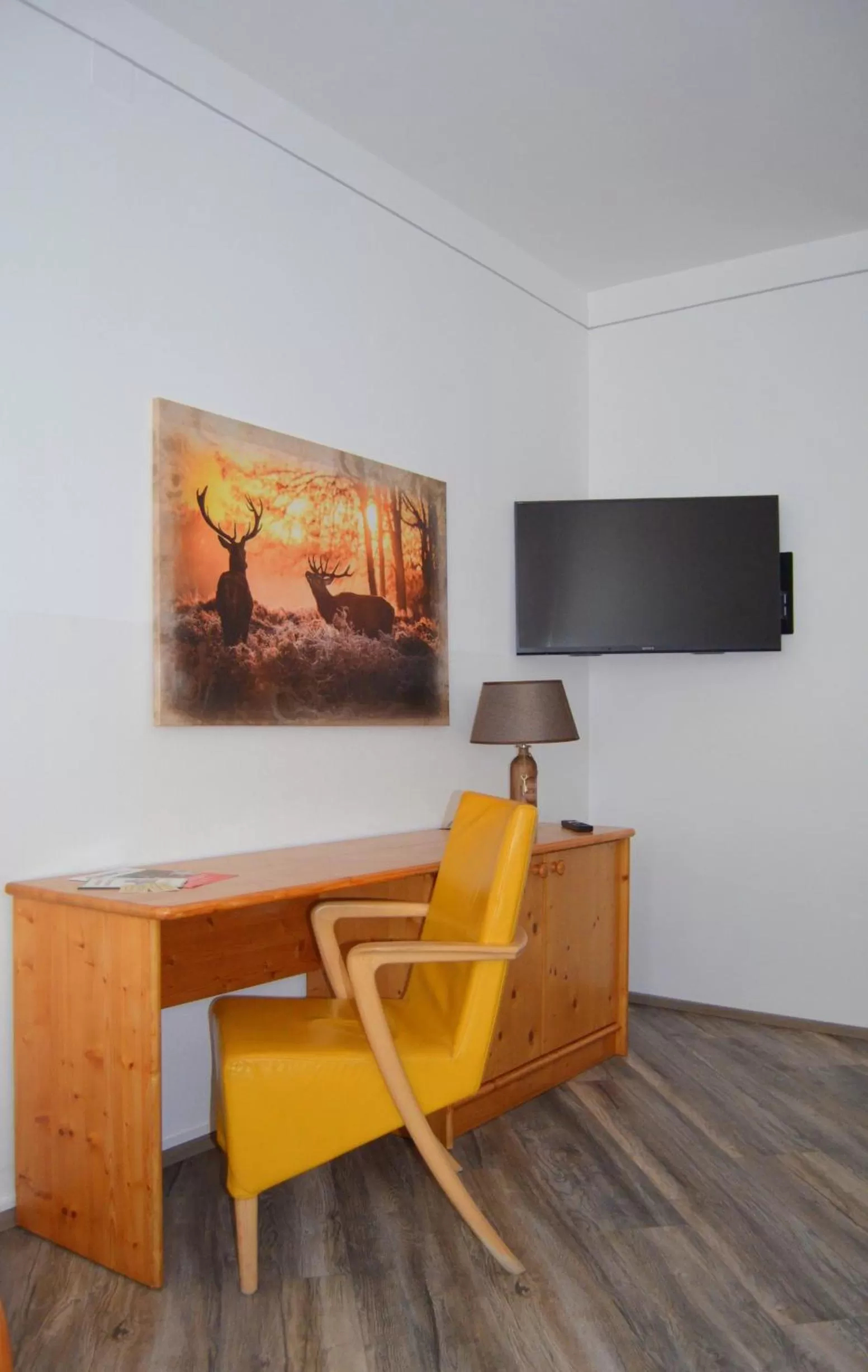 Photo of the whole room, TV/Entertainment Center in Pension zum Strell