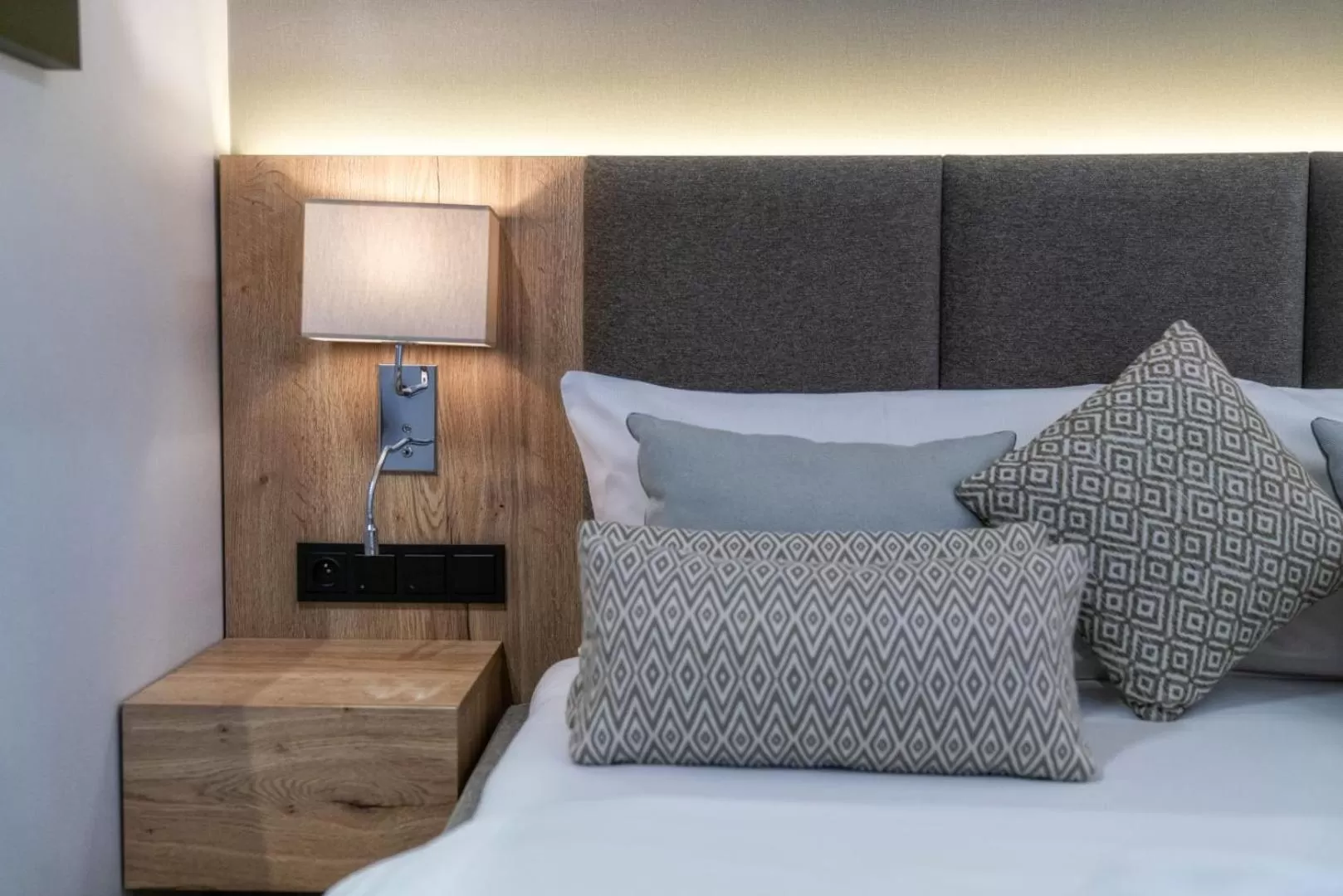 Bed in Hotel META Resort & Vine SPA