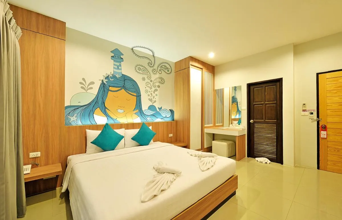 Bed in Tairada Boutique Hotel