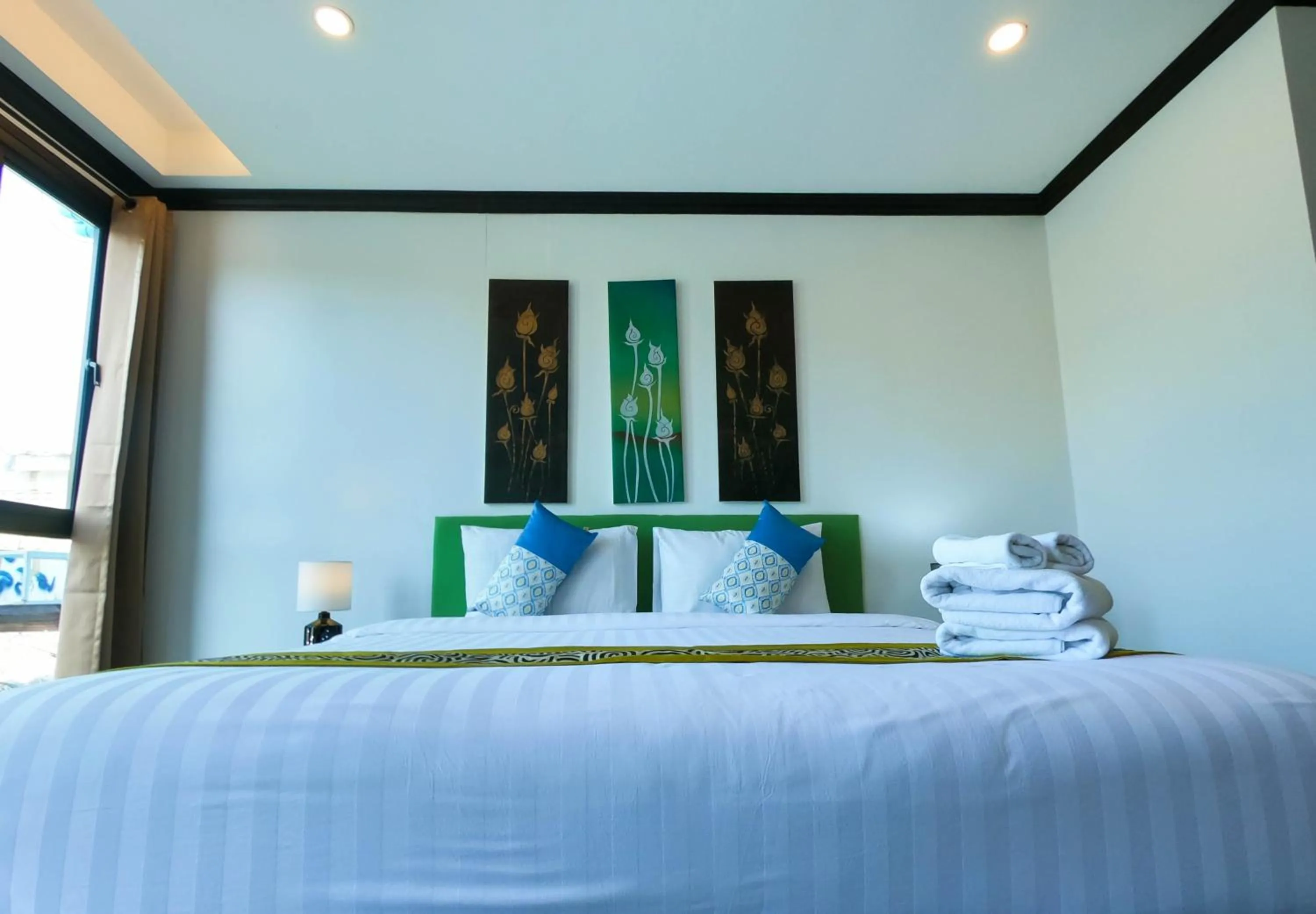 Bedroom, Bed in Queen Boutique Hotel Chaweng