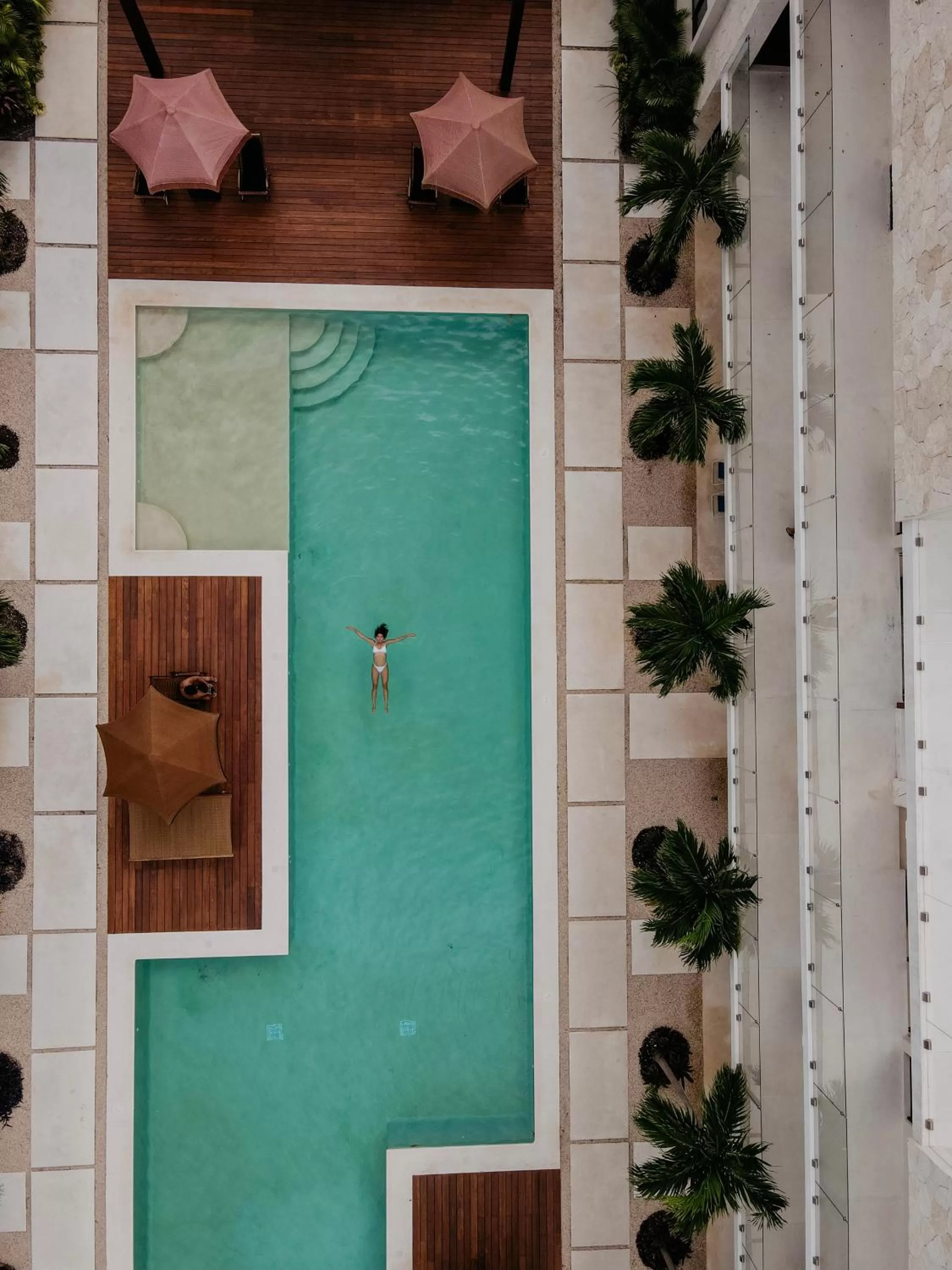 View (from property/room), Pool View in Apartment and Penthouse Blue Luxury Kukulkan Tulum