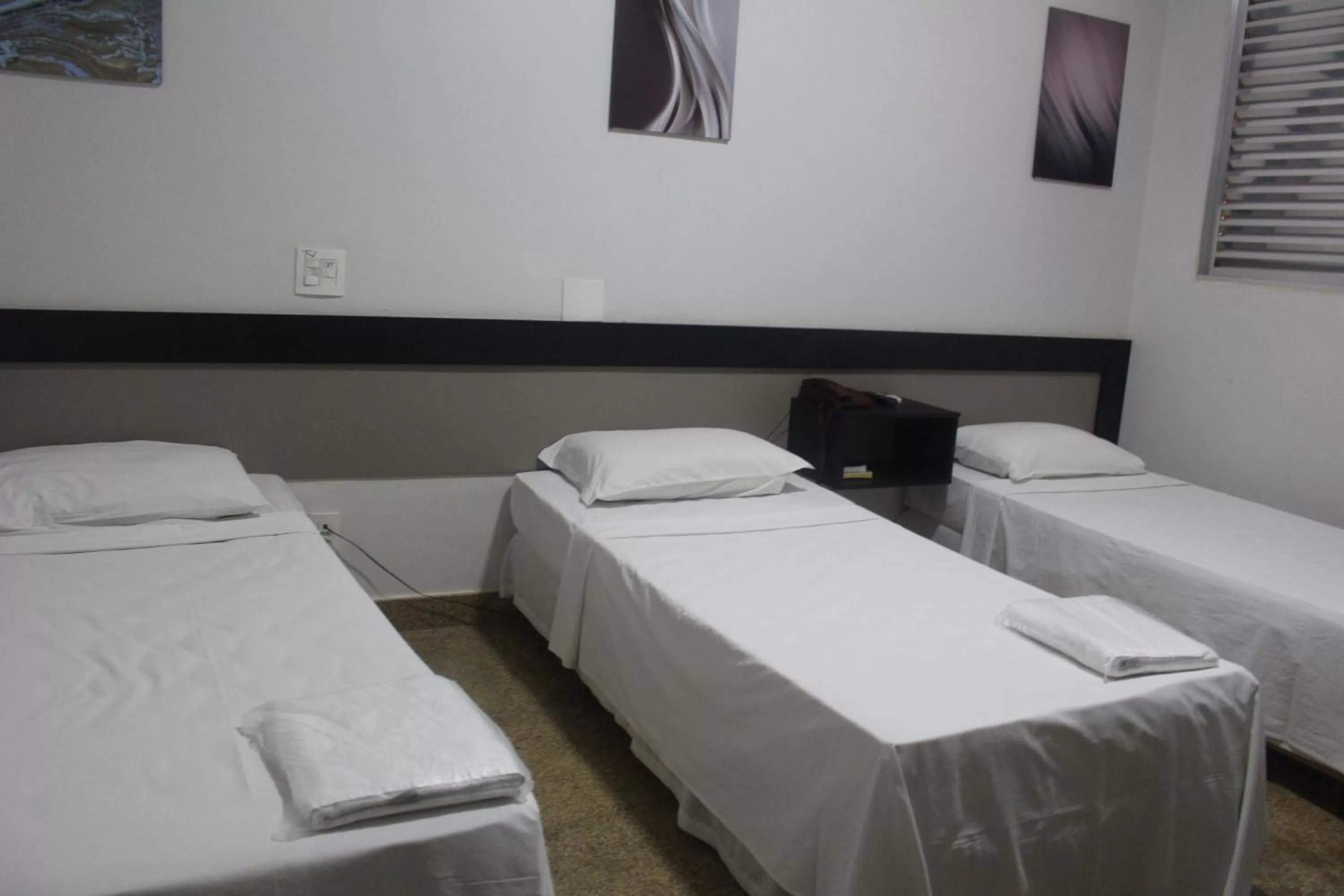 Bed in Hotel Oscar Blue Montes Claros