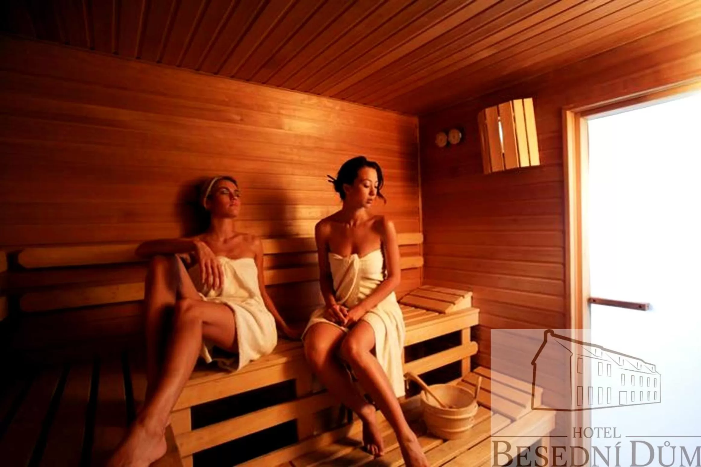 Sauna in Wine & Wellness hotel Besední dům