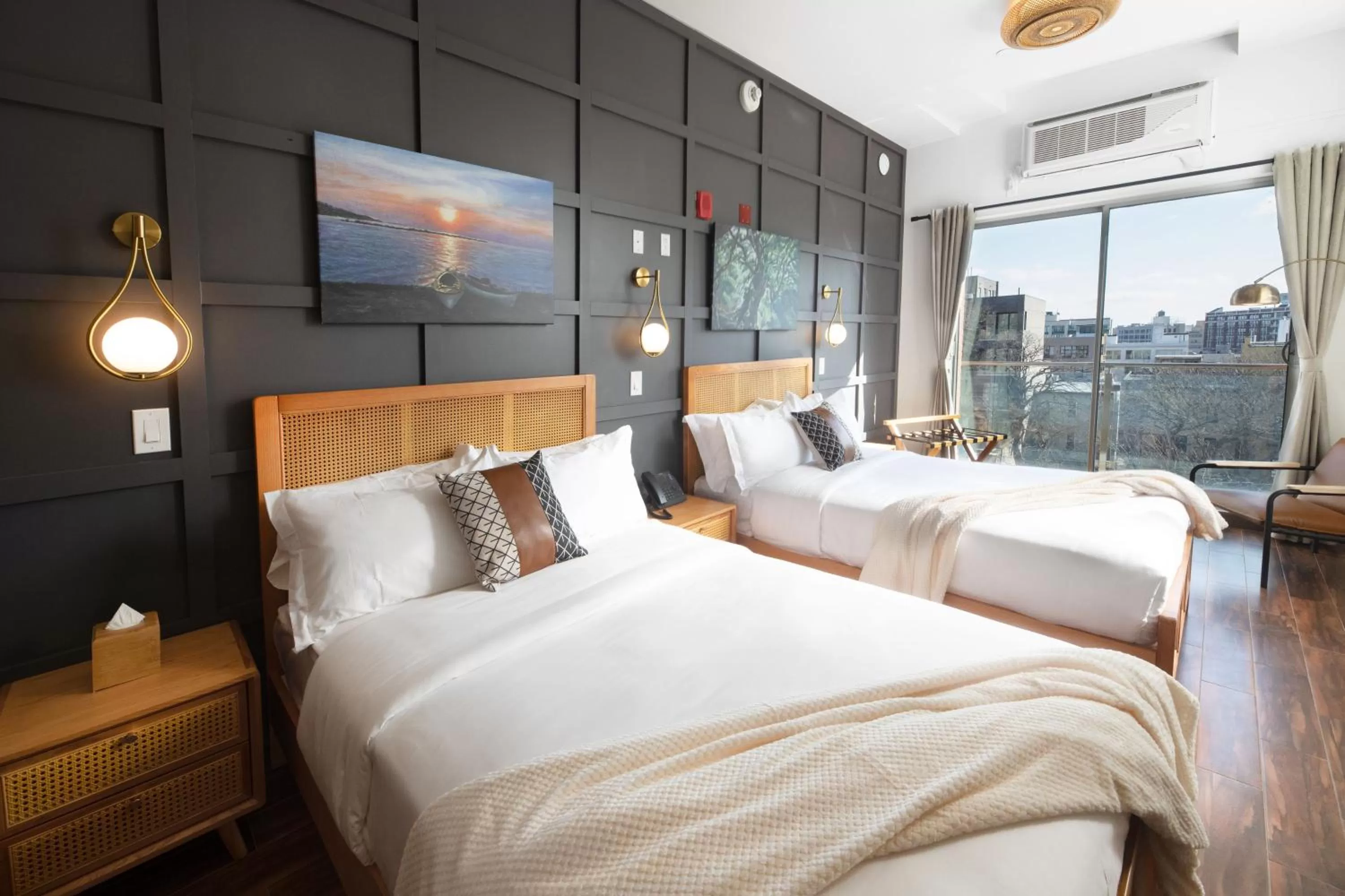 Bed in The Modernist Hotel