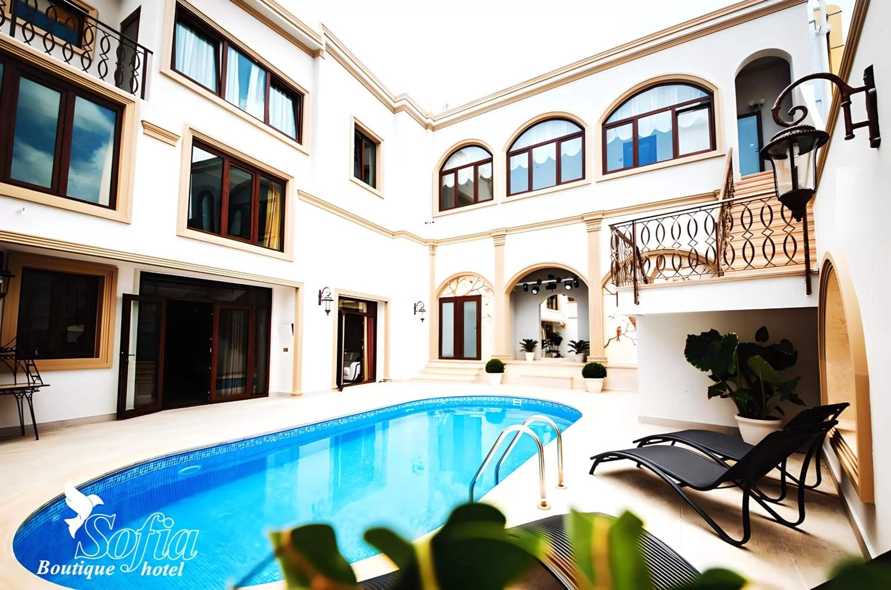 Patio, Swimming Pool in SOFIA BOUTIQUE HOTEL