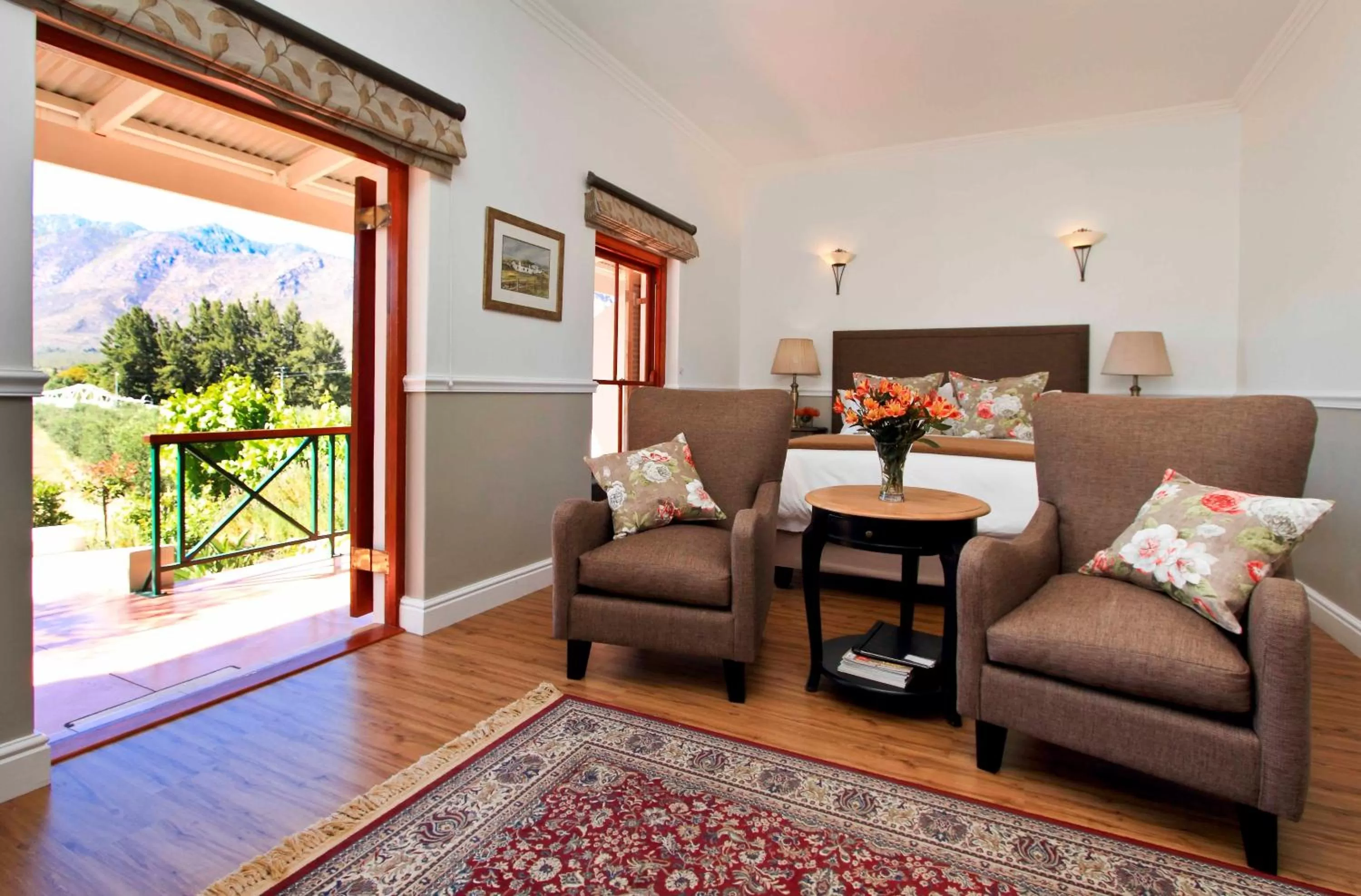 Living room in Montagu Vines Guesthouse