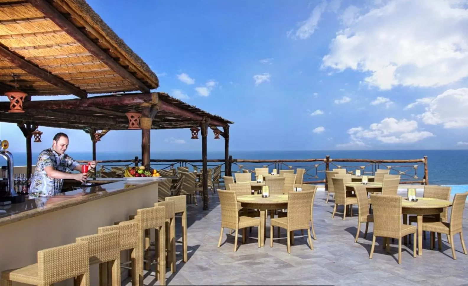 Restaurant/places to eat in Peaceful Private Villa at Five Star Beach Resort