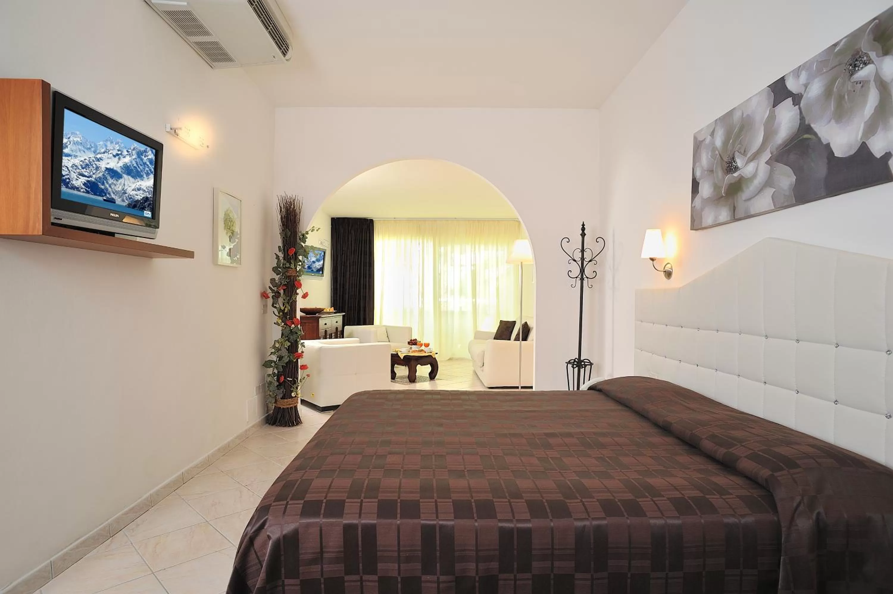 Bedroom, Bed in Hotel Olimpia