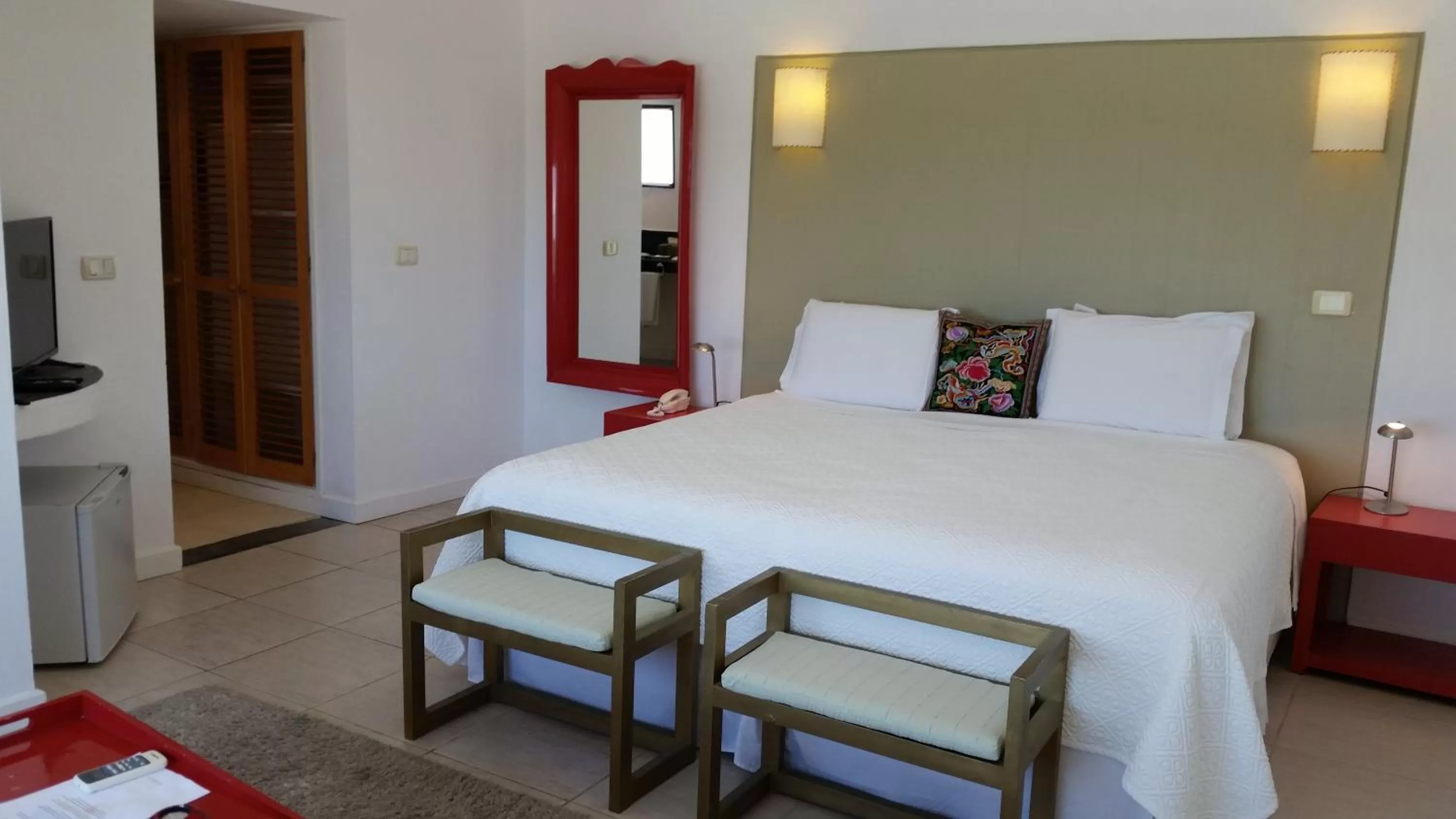 Bed in Posada de los Pajaros