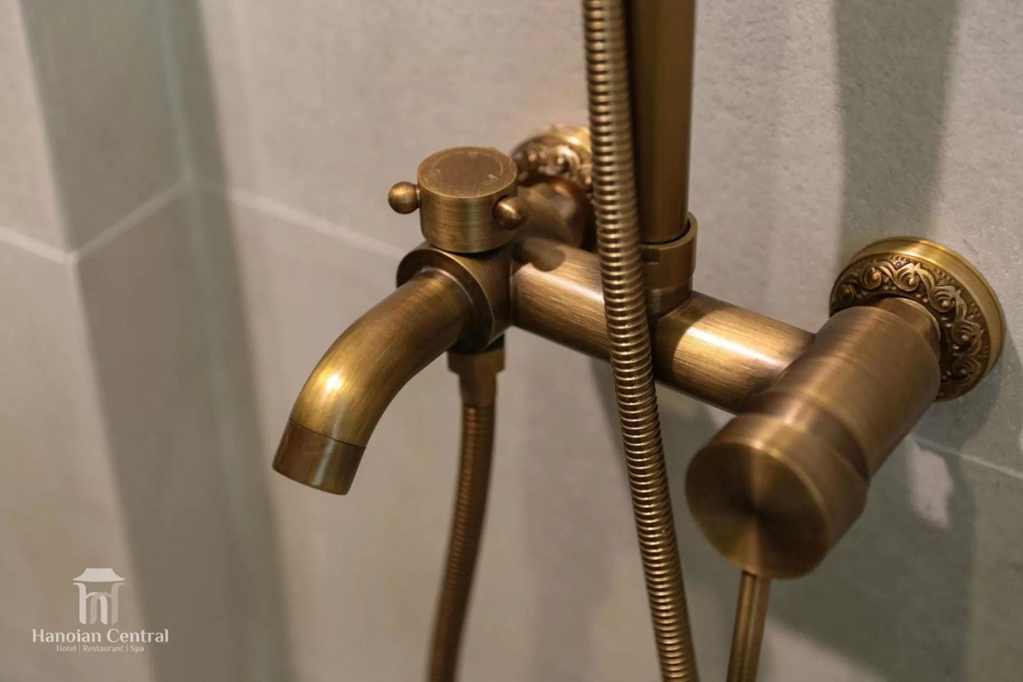 Shower in Hanoian Central Hotel & Spa