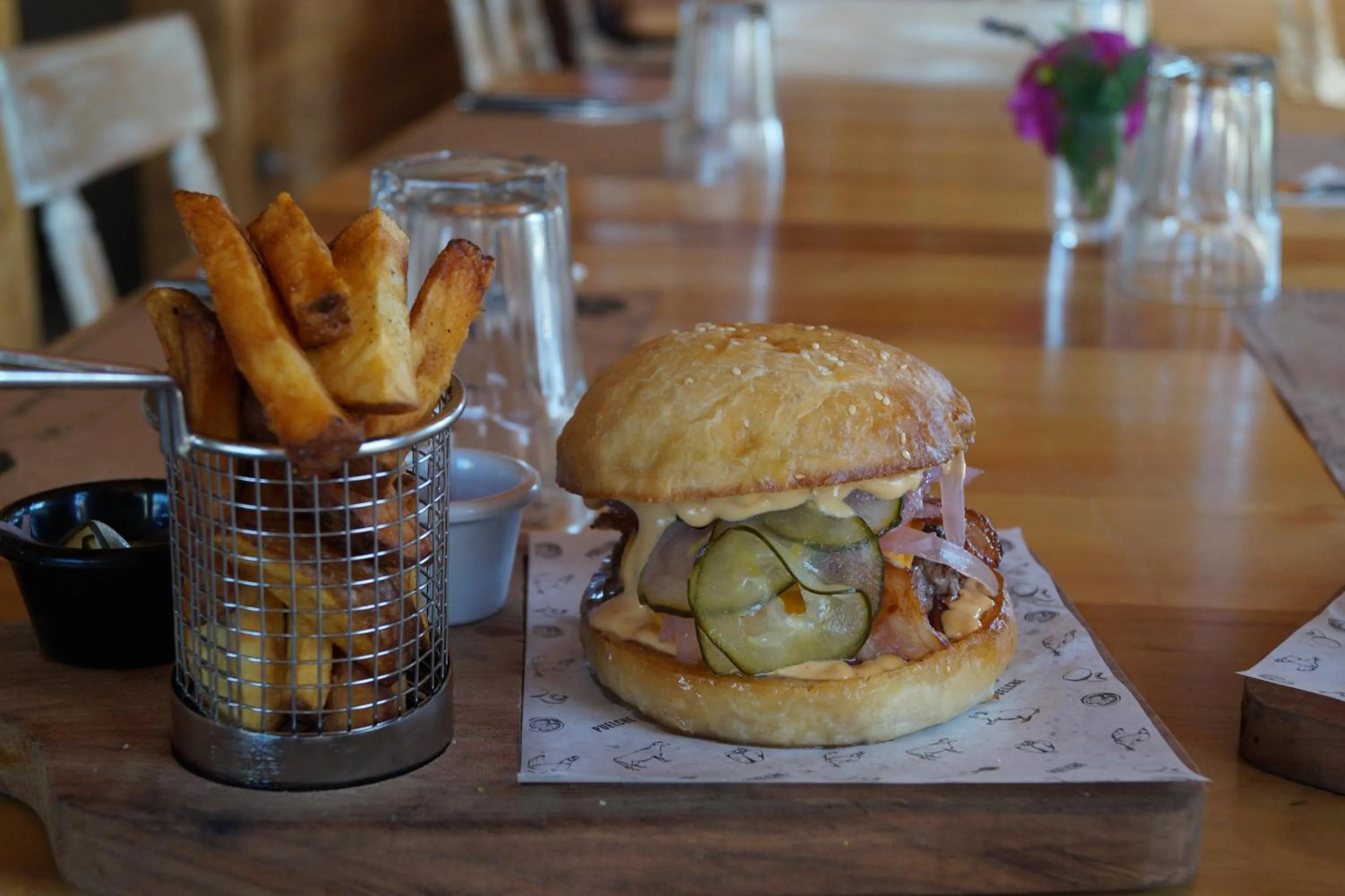 Restaurant/places to eat in Hotel Puelche