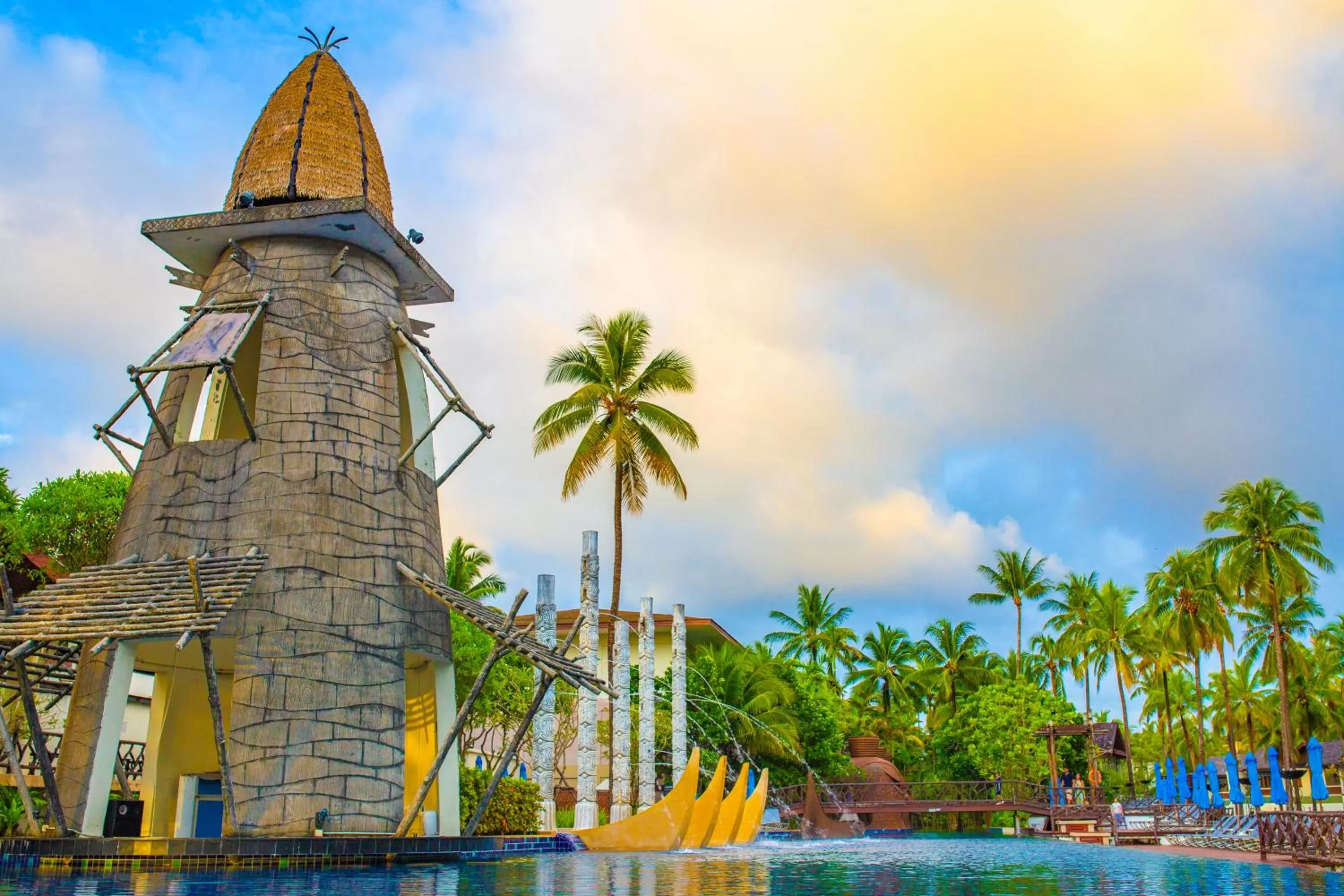 Pool view in Graceland Khaolak Beachfront Resort