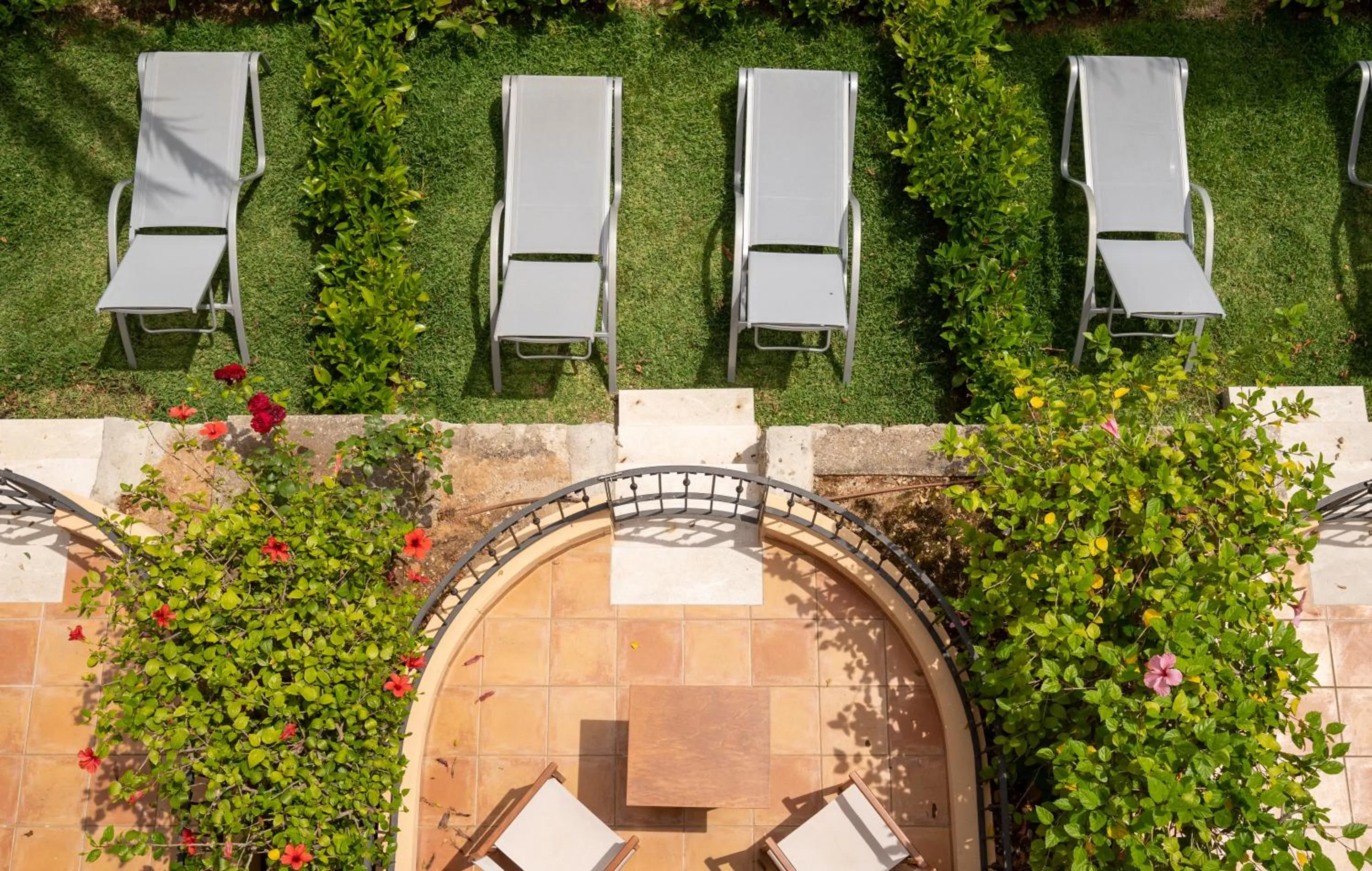 Patio in Mon Port Hotel & Spa