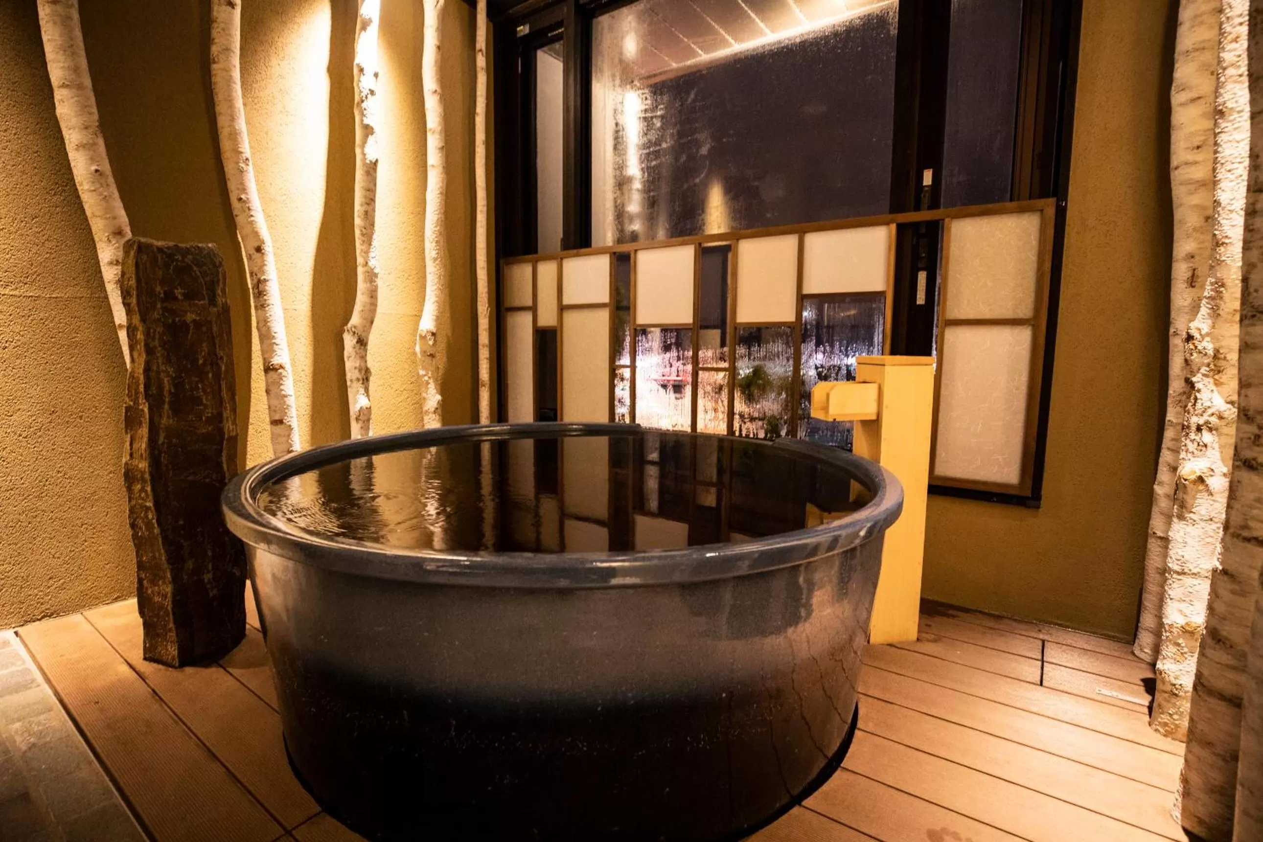 Hot Spring Bath in La Vista Furano Hills Natural Hot Spring