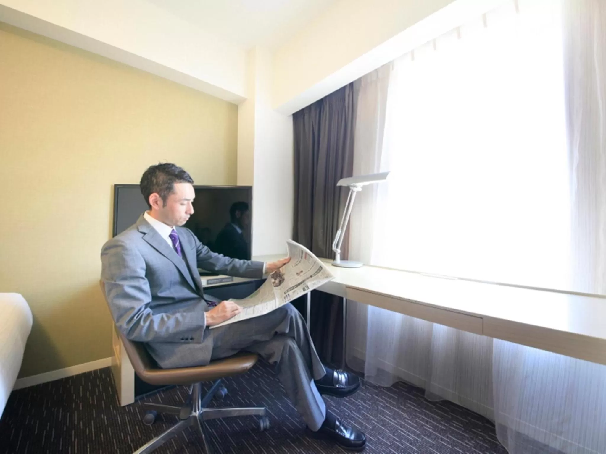 People in Richmond Hotel Fukushima Ekimae