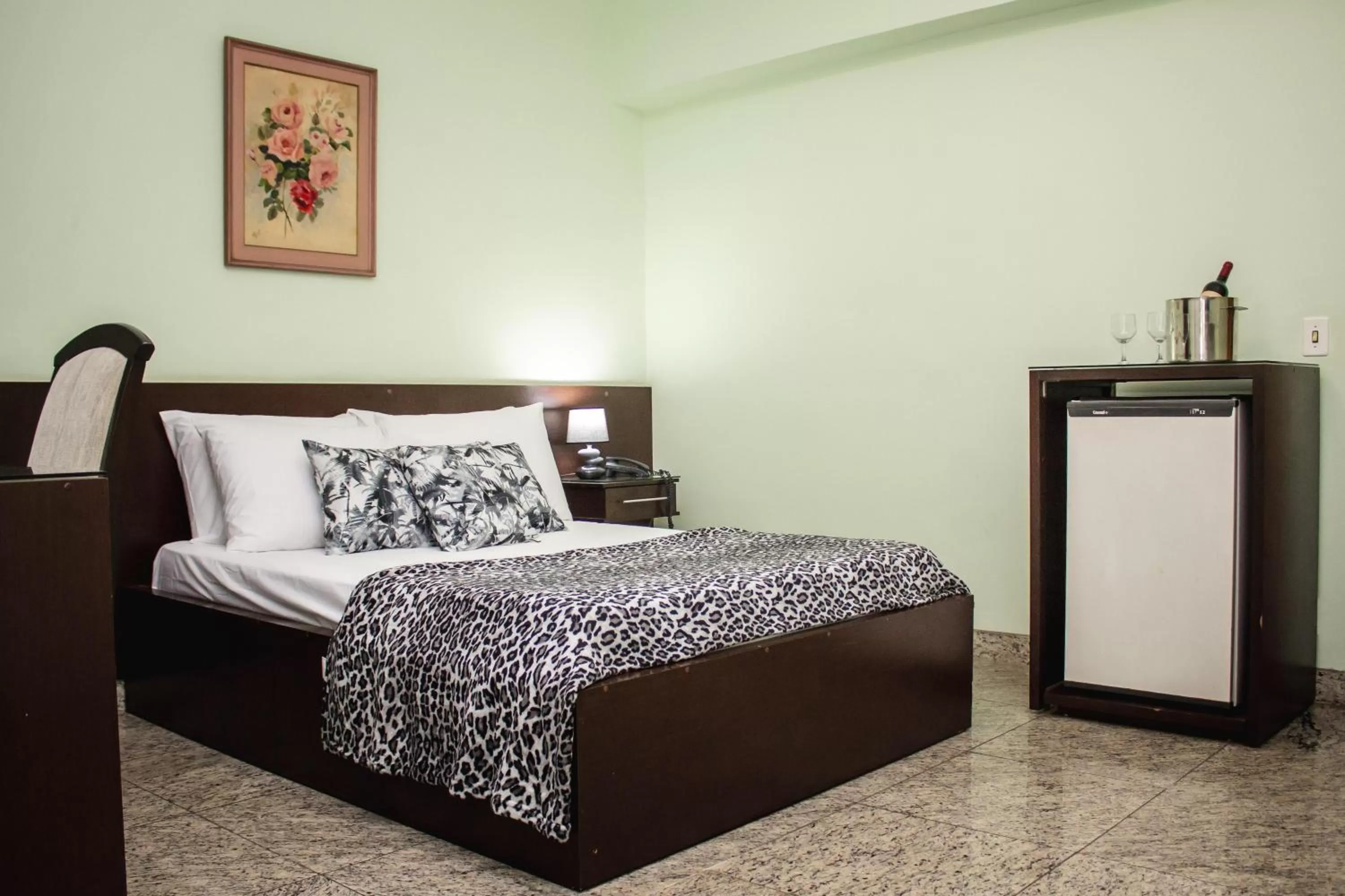 Bed in Riviera Palace Hotel