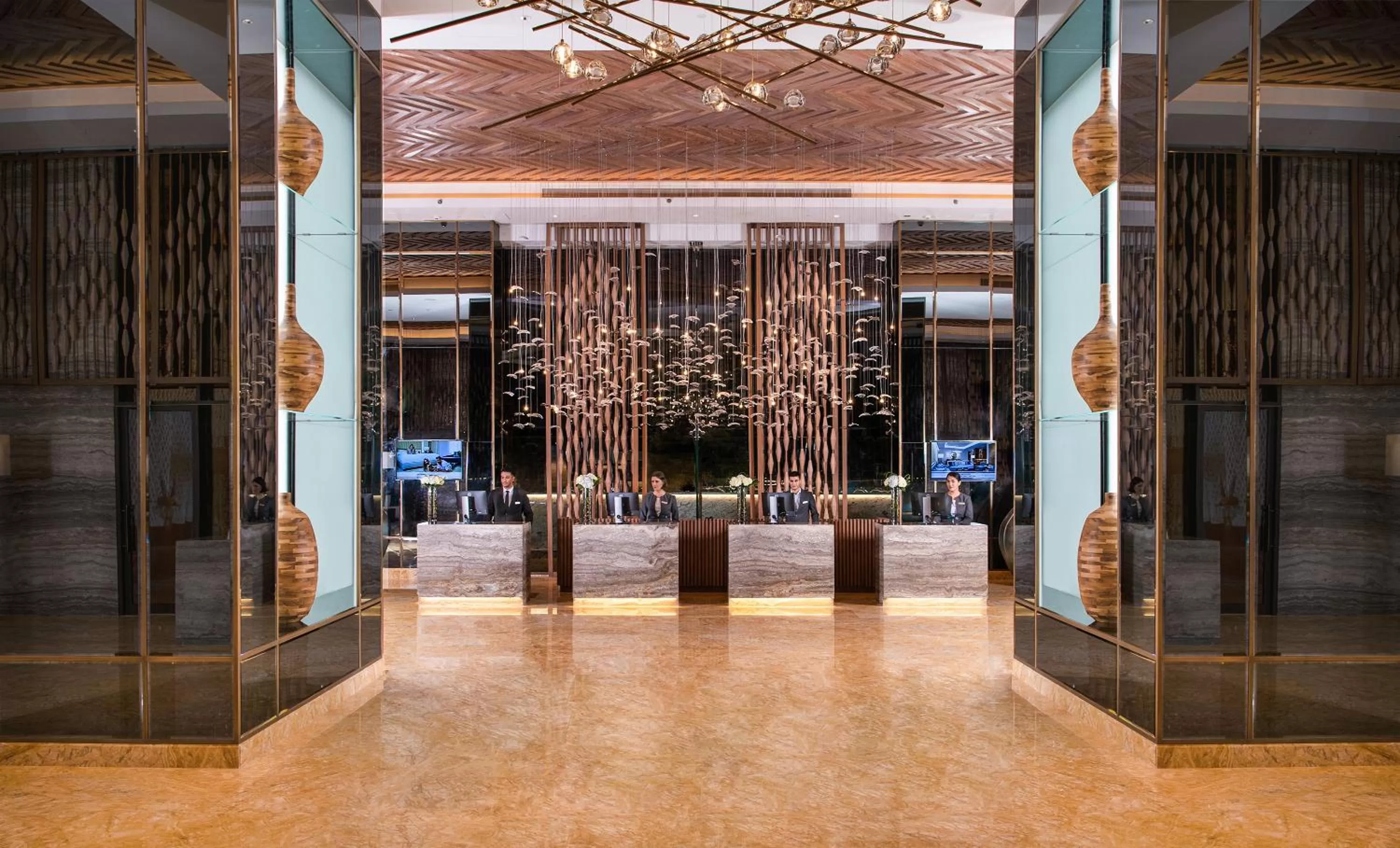 Lobby or reception in Al Jaddaf Rotana Dubai