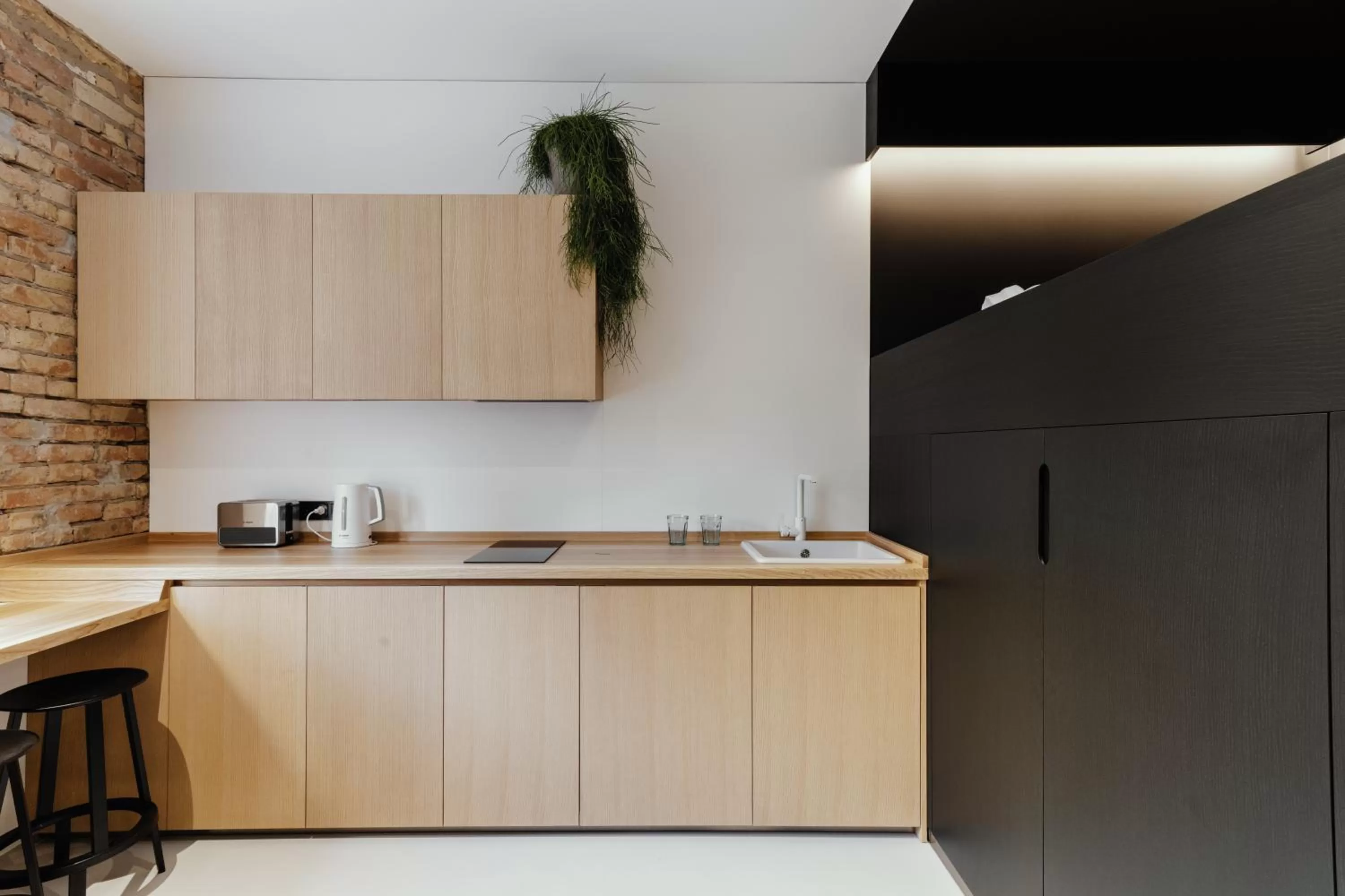 Kitchen/Kitchenette in Owntown Apart Hotel