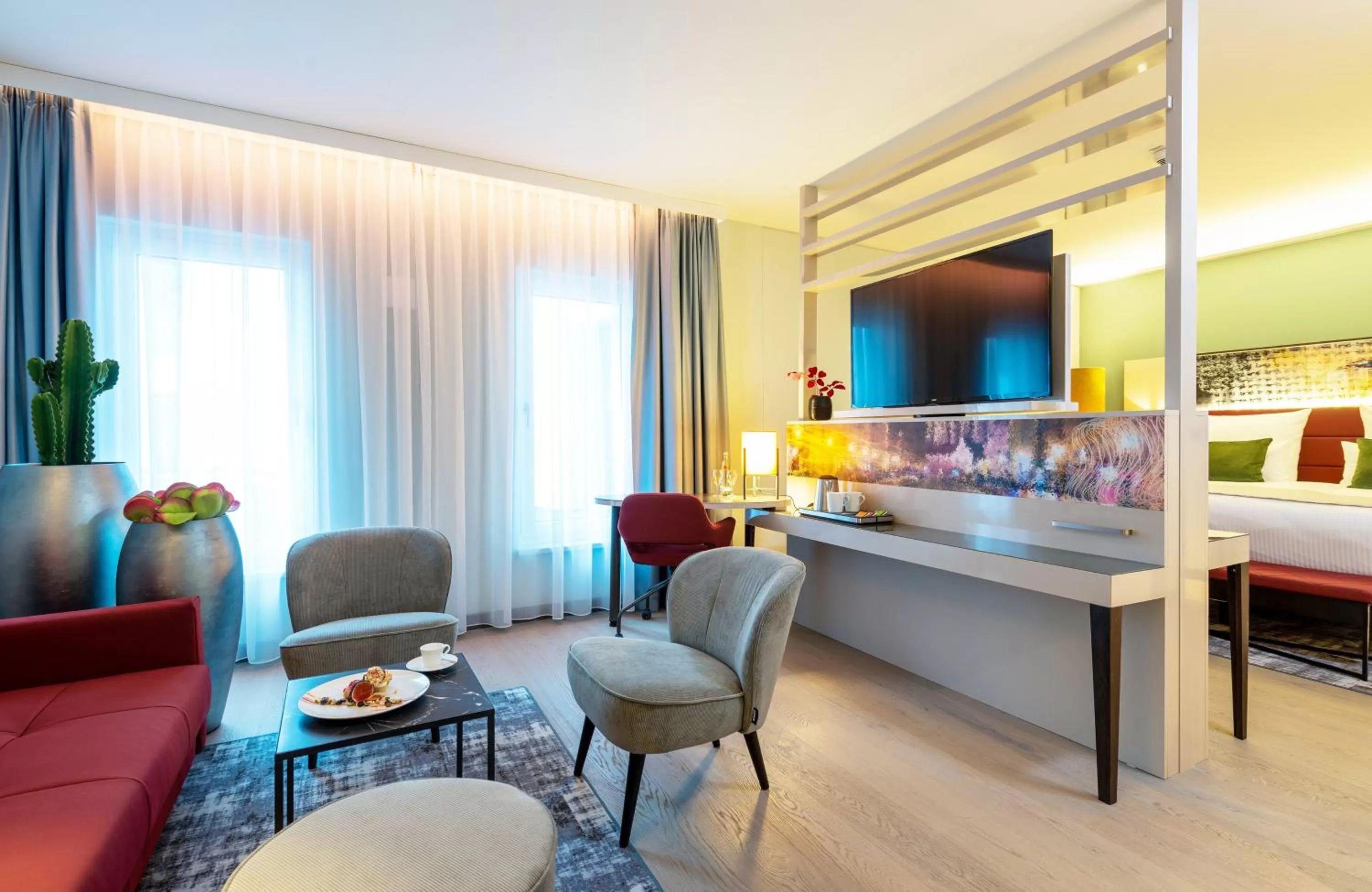 Photo of the whole room, Bed in Leonardo Hotel Augsburg