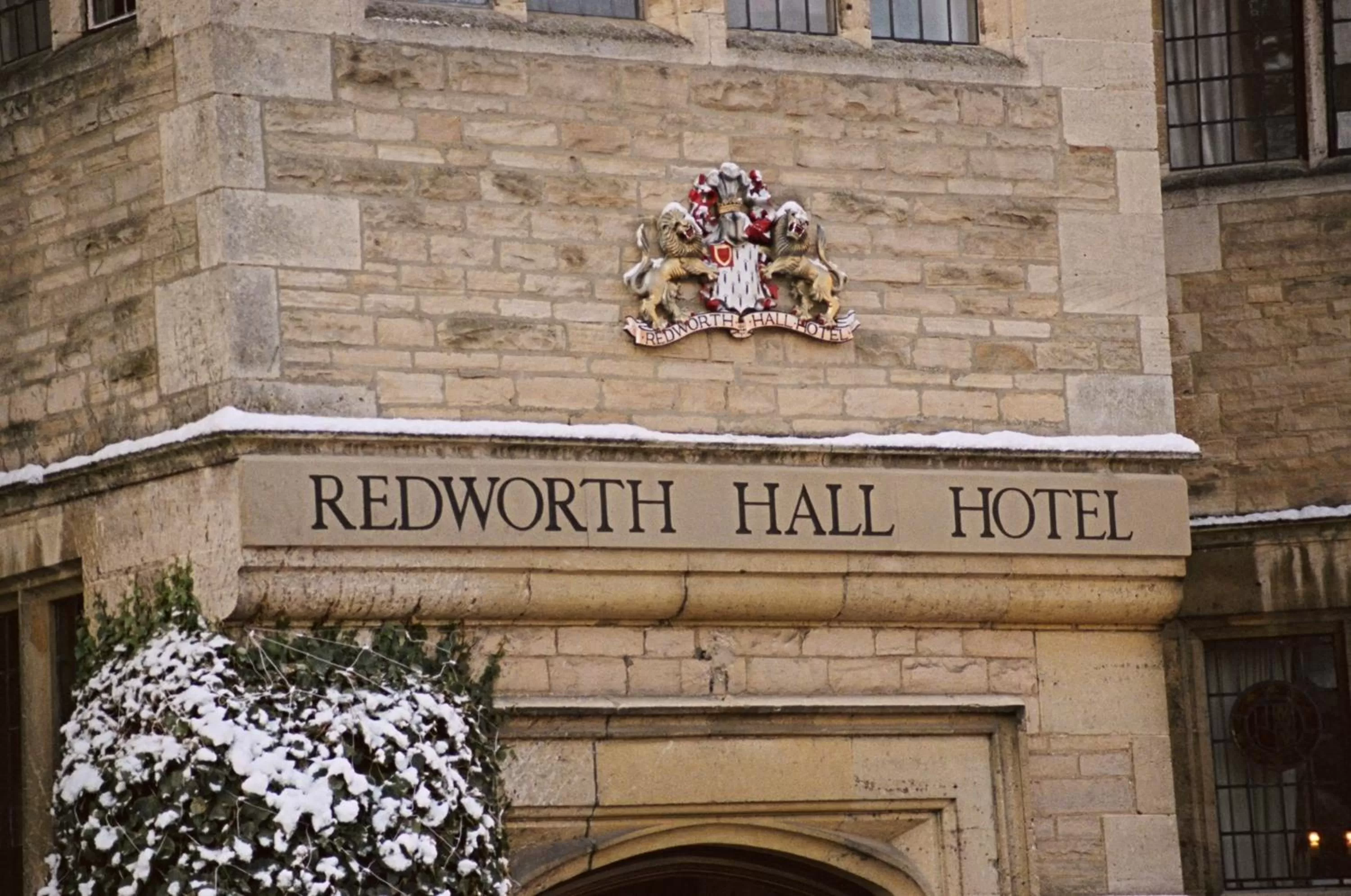 Facade/entrance in Redworth Hall Hotel- Part of the Cairn Collection