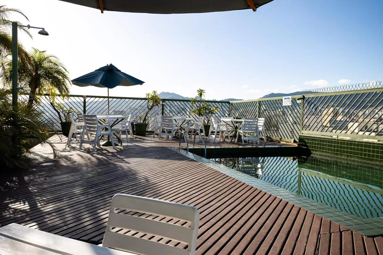 Pool view in Dayrell Hotel e Centro de Convenções