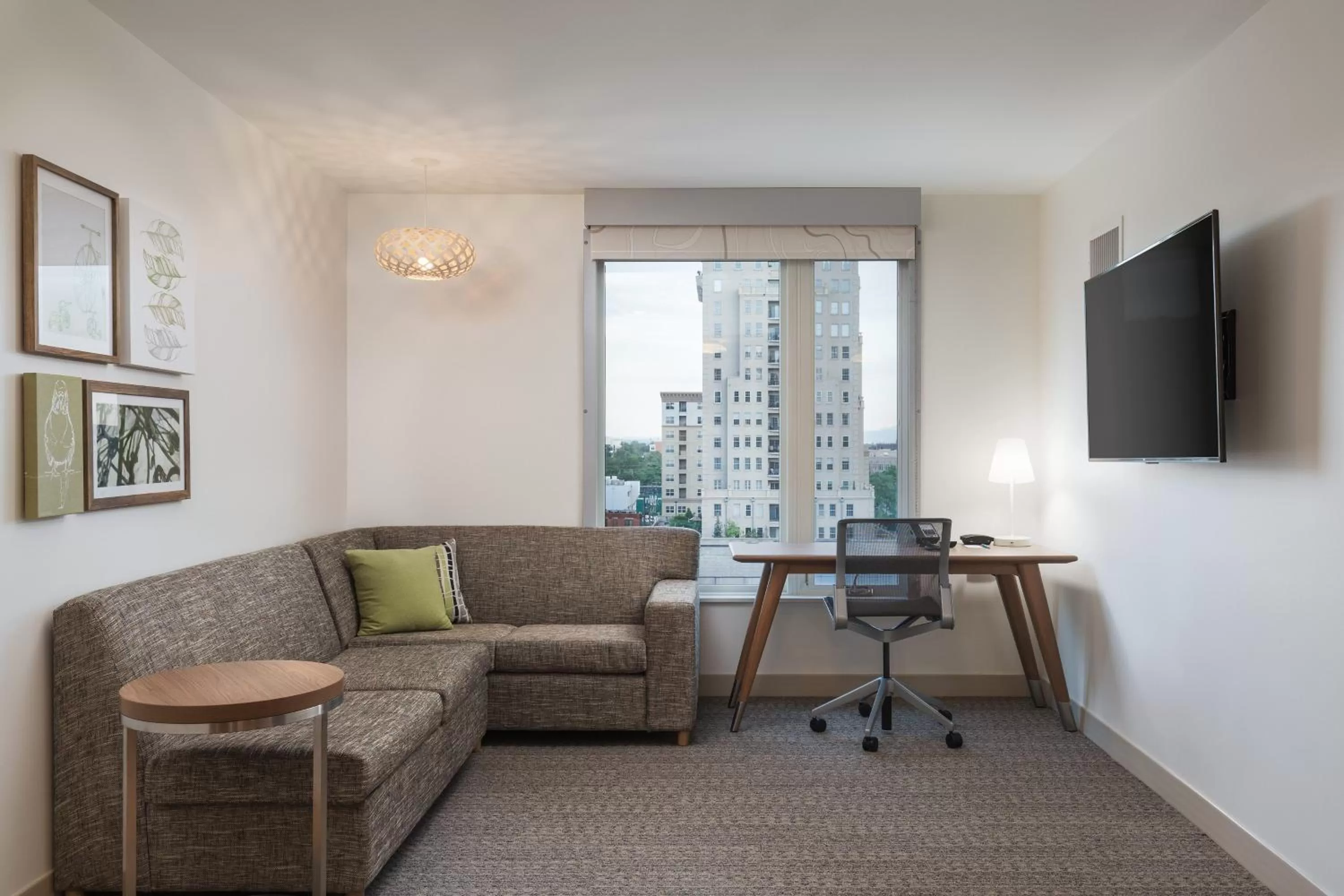 Living room in Element Denver Downtown East