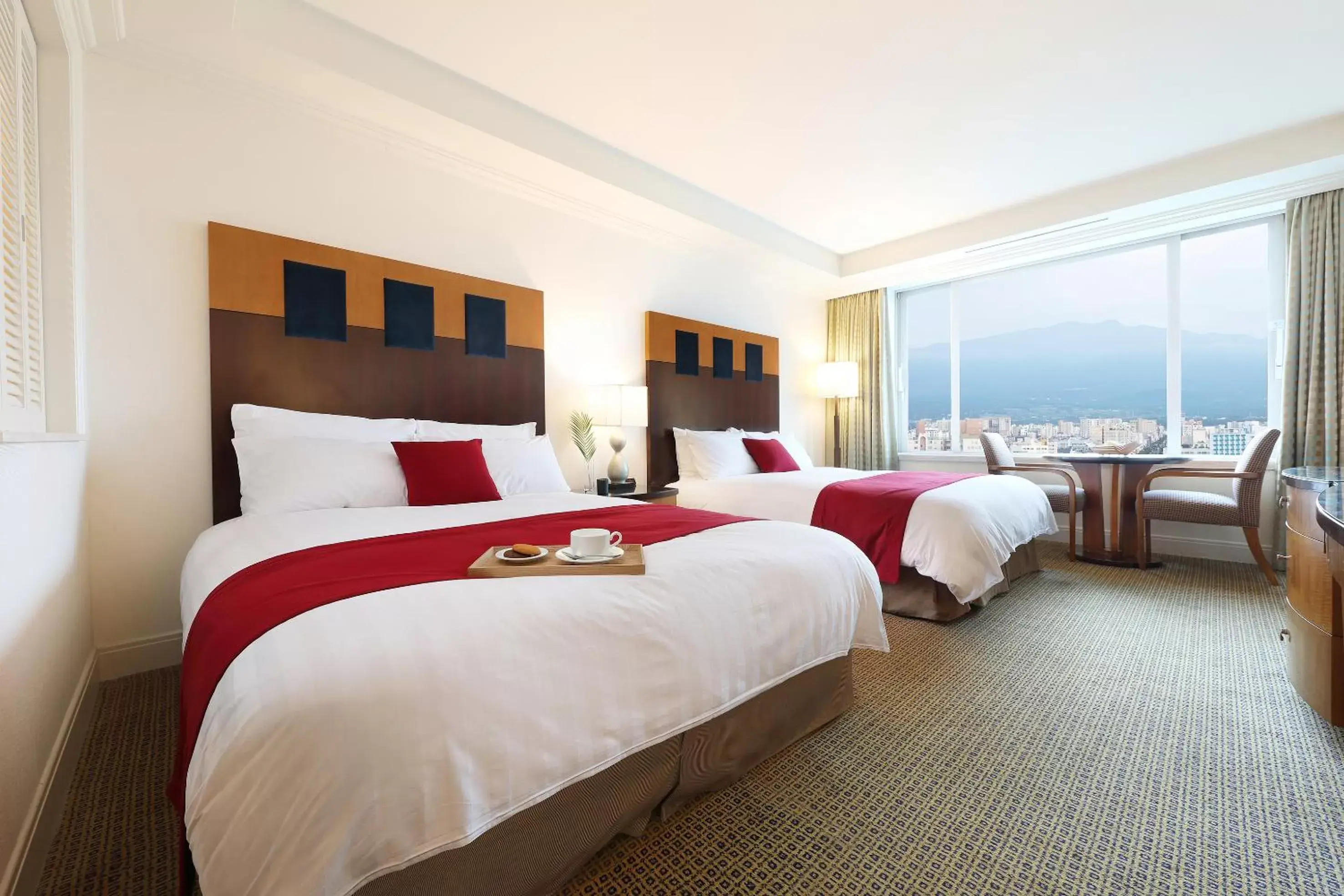 Superior Family Room with Mountain View - 2 Double in Ramada Plaza Jeju Superior Family Room with Mountain View - 2 Double in Ramada Plaza Jeju