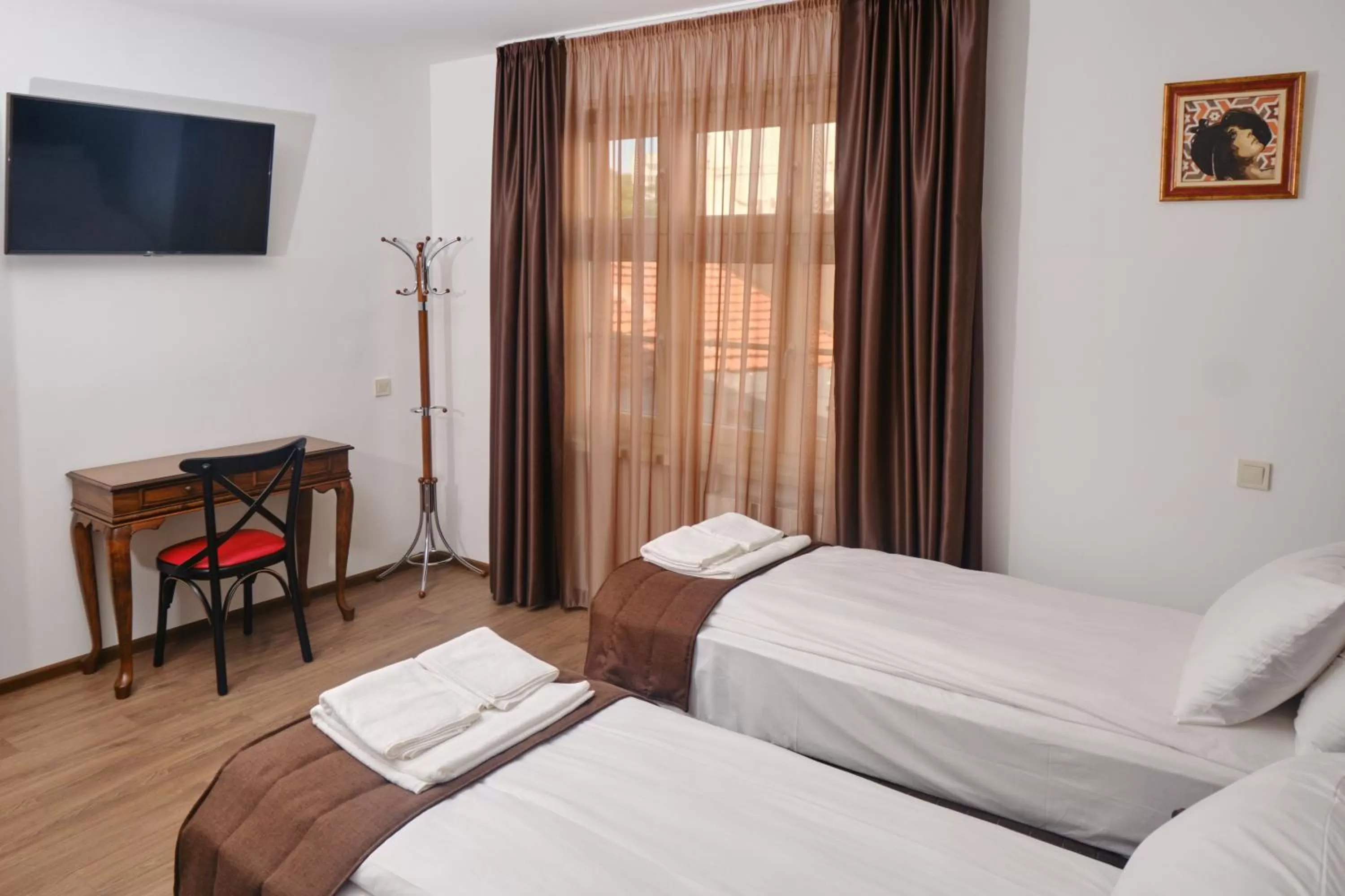 Bed in Hotel Splendid