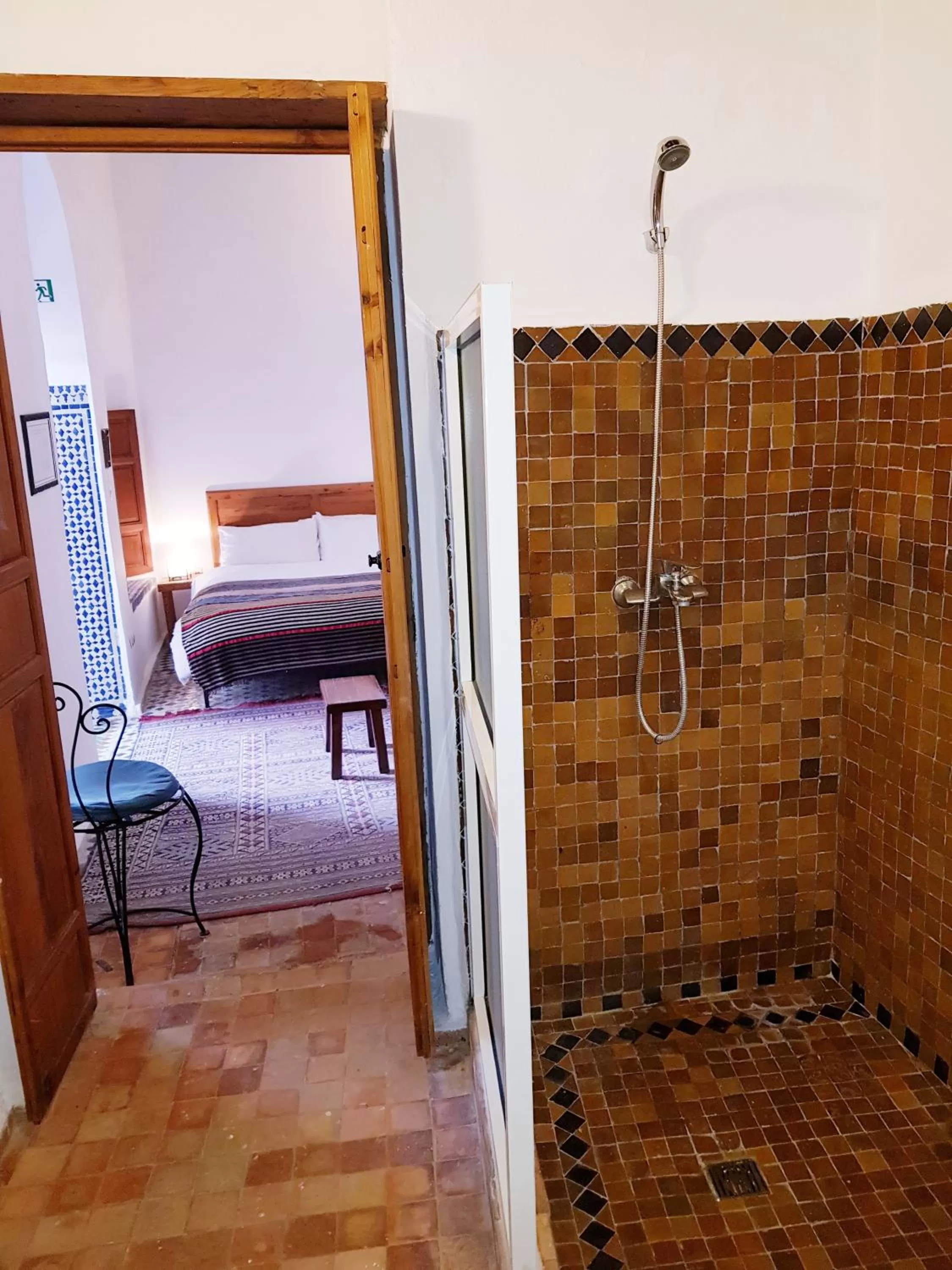 Shower in Riad Inspira