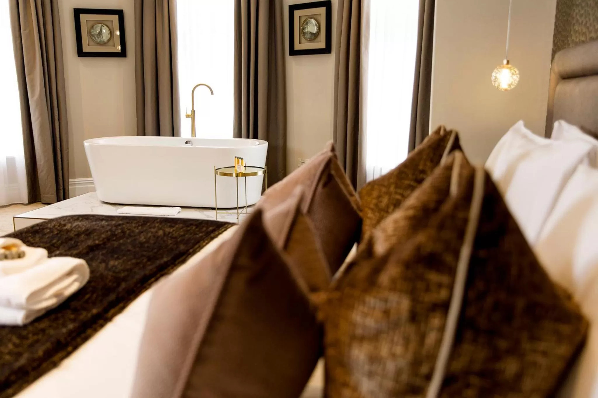 Bedroom, Bed in Lanelay Hall Hotel & Spa