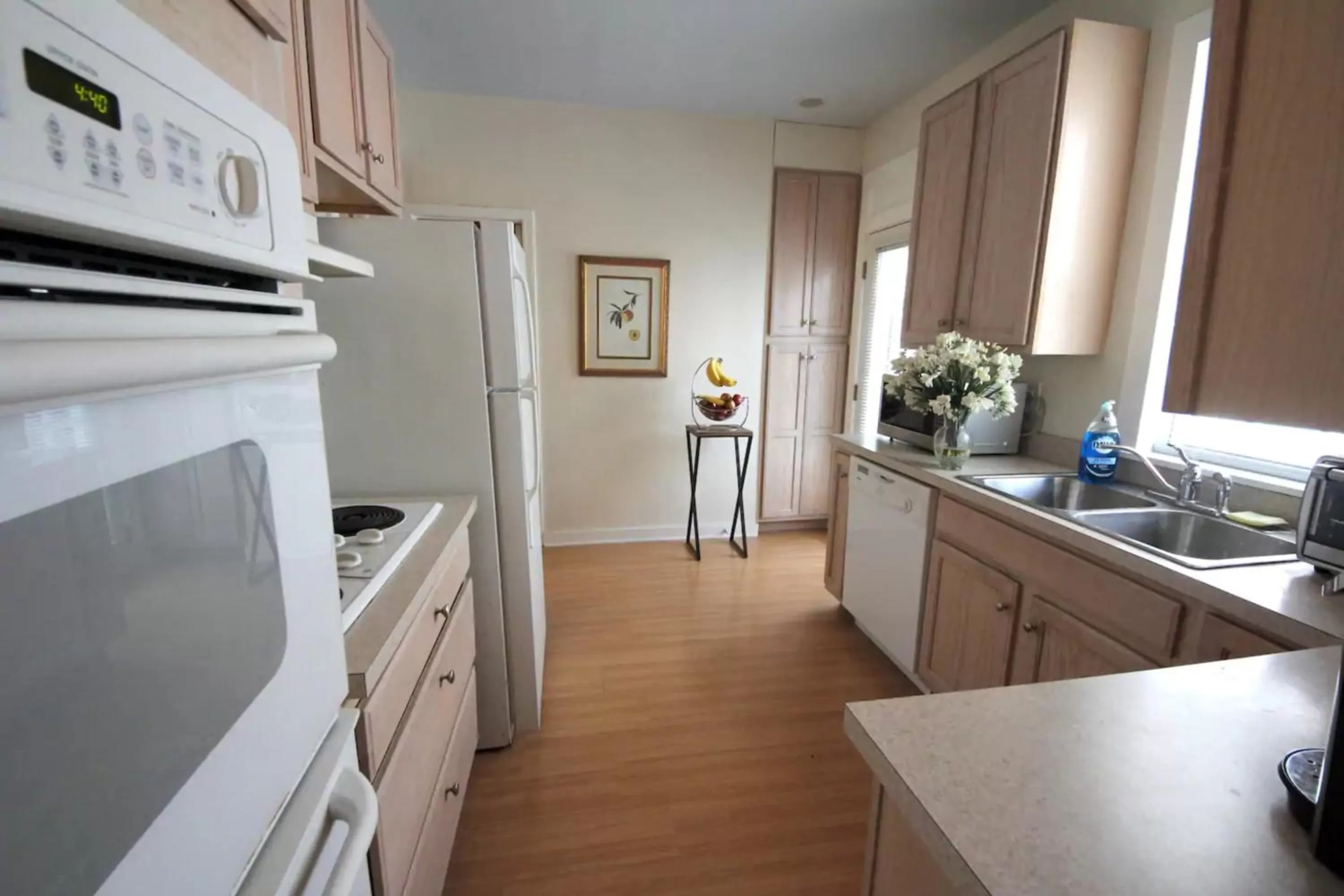 Kitchen or kitchenette in The Esplanade Guesthouse Mansion