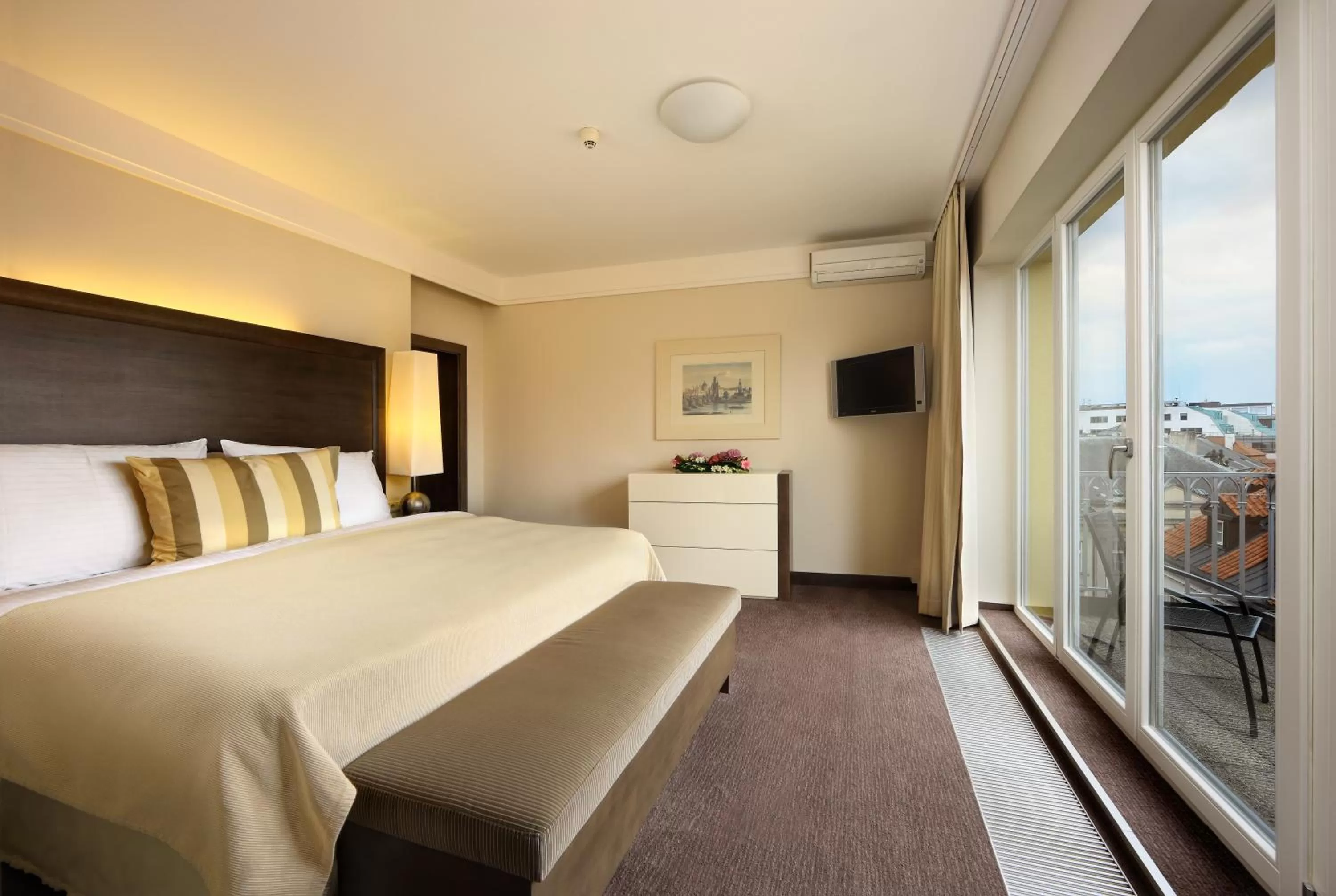 Bed in Grand Hotel Bohemia