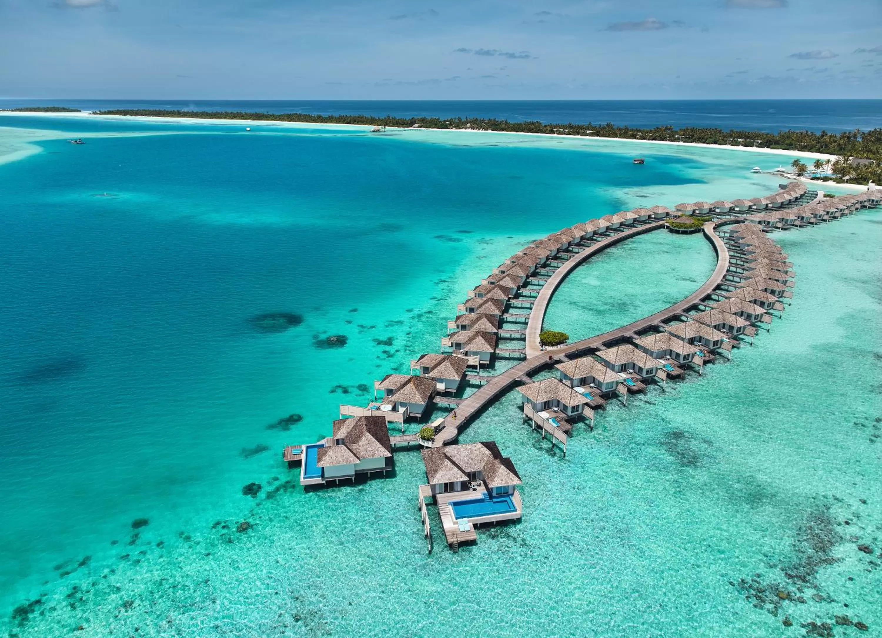 Bird's eye view in Kandima Maldives - 50 Percent Off Return Domestic Flights for stays of 4 nights or more between 11th April 2026 to 31st October 2026