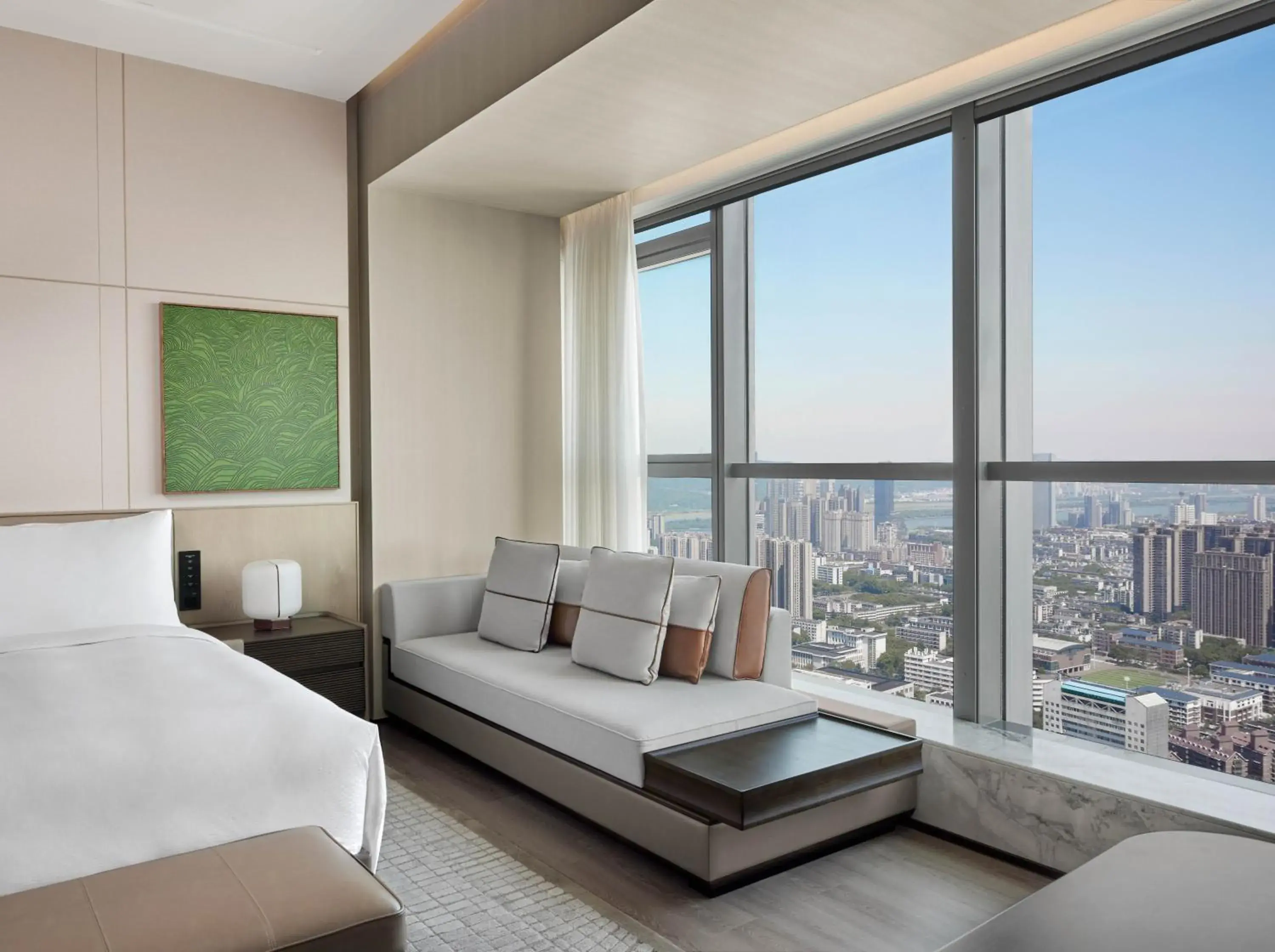 Executive, Executive lounge access, Guest room, 2 Doubles, City view in JW Marriott Hotel Changsha Executive, Executive lounge access, Guest room, 2 Doubles, City view in JW Marriott Hotel Changsha