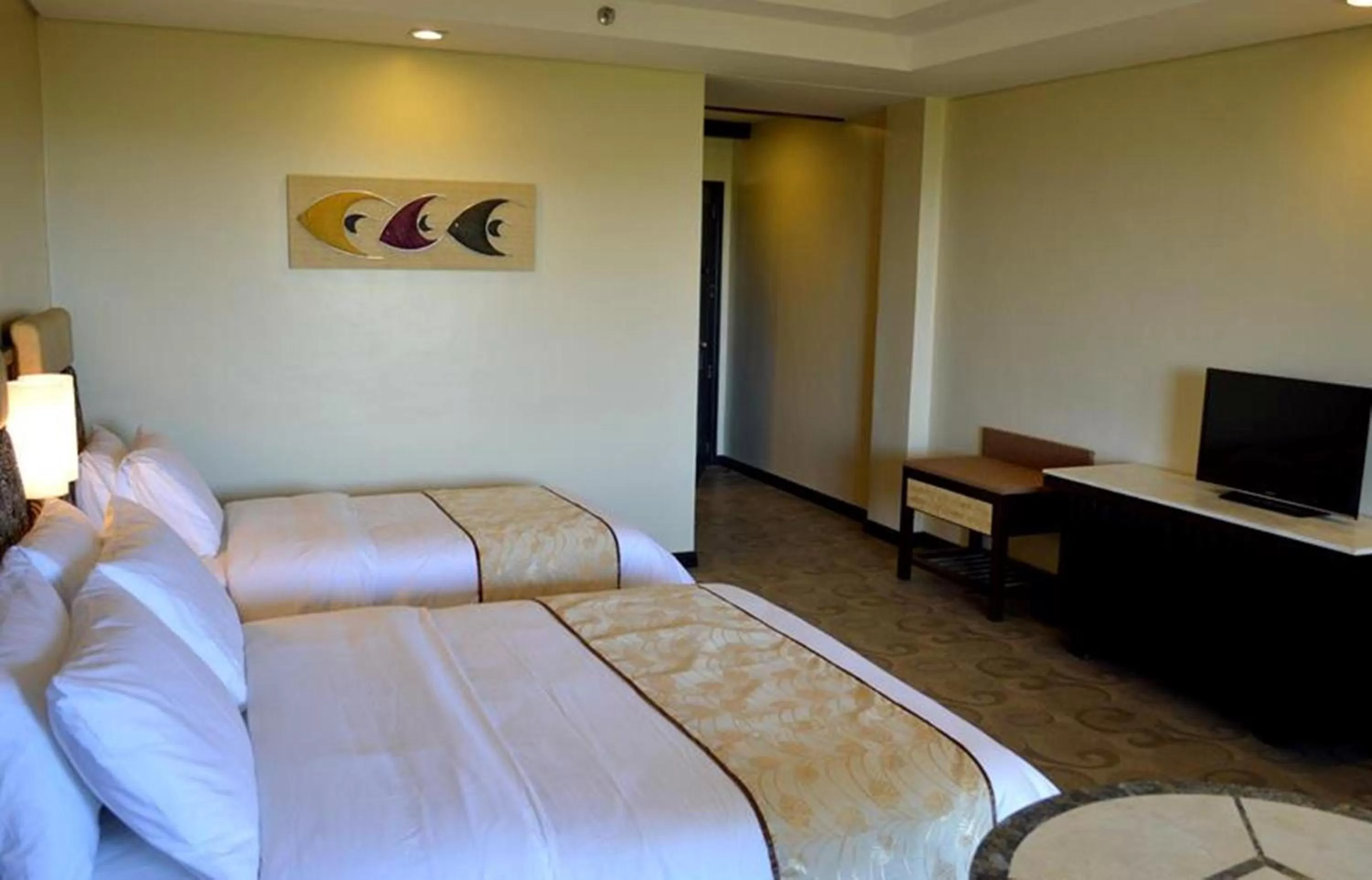 Bed in Coron Westown Resort