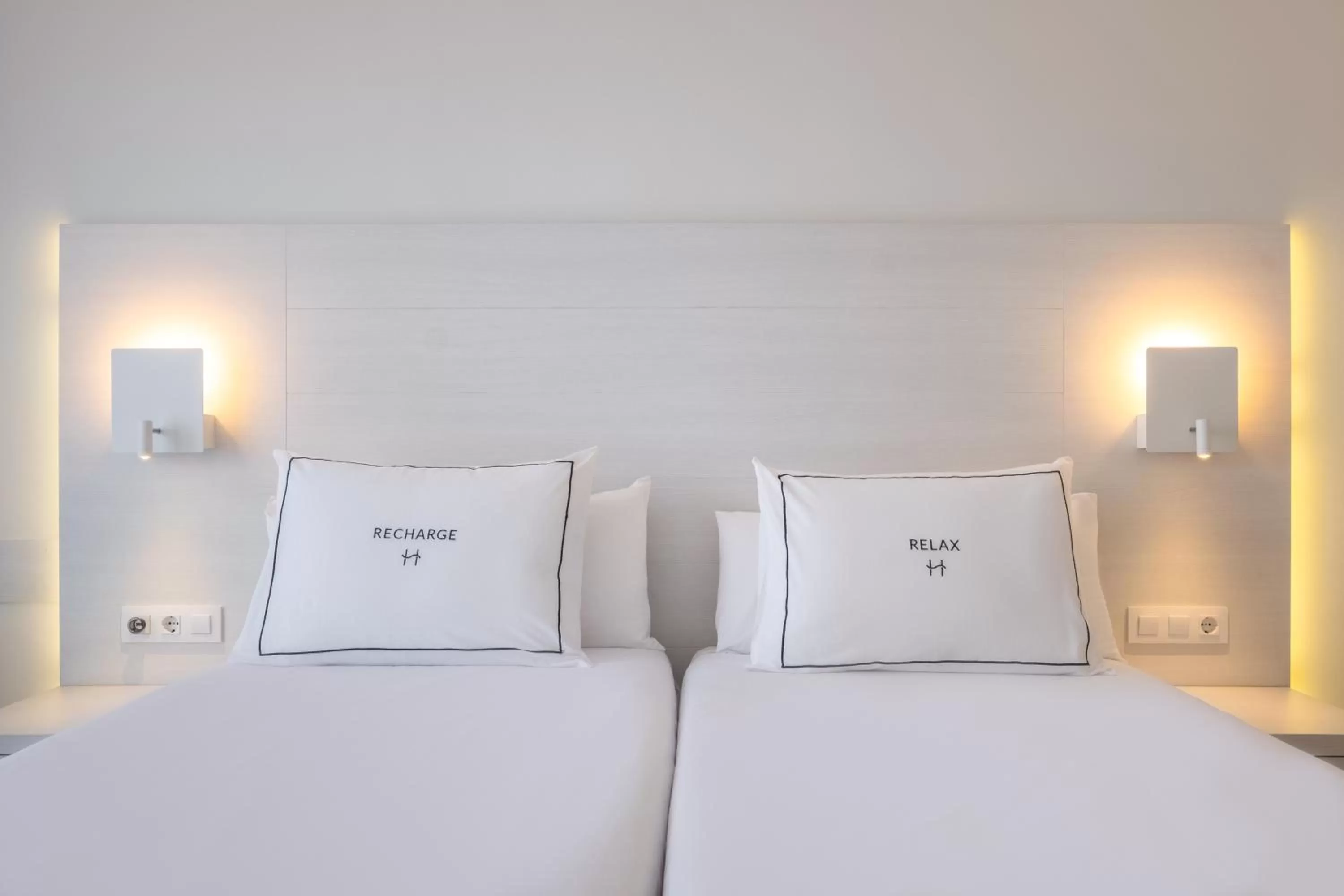 Bed in Helios Mallorca Hotel & Apartments