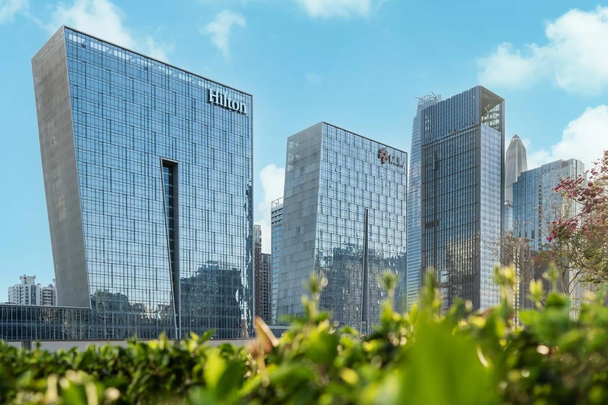 Property building in Hilton Shenzhen Futian